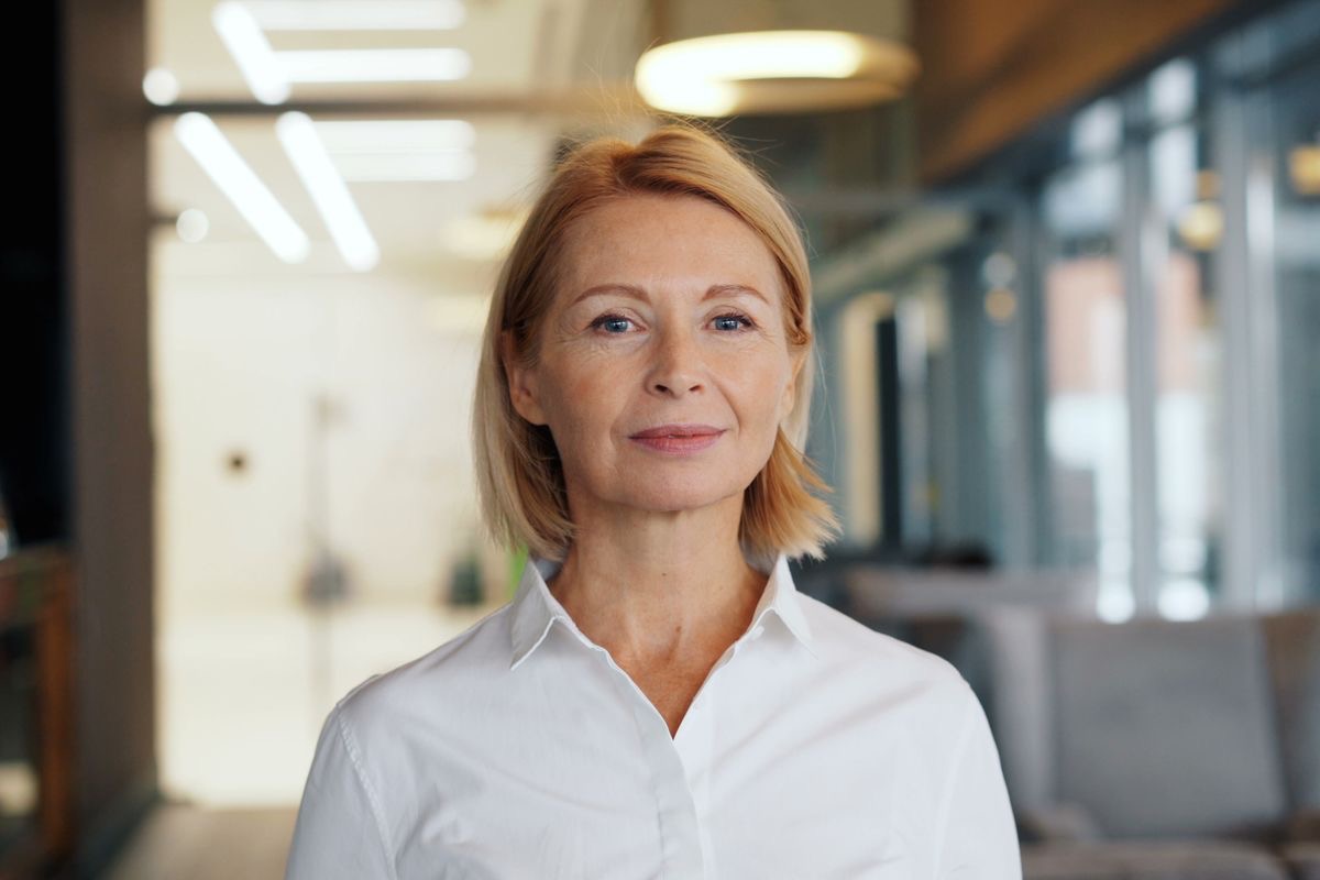 woman over the age of 50 looking healthy and vibrant
