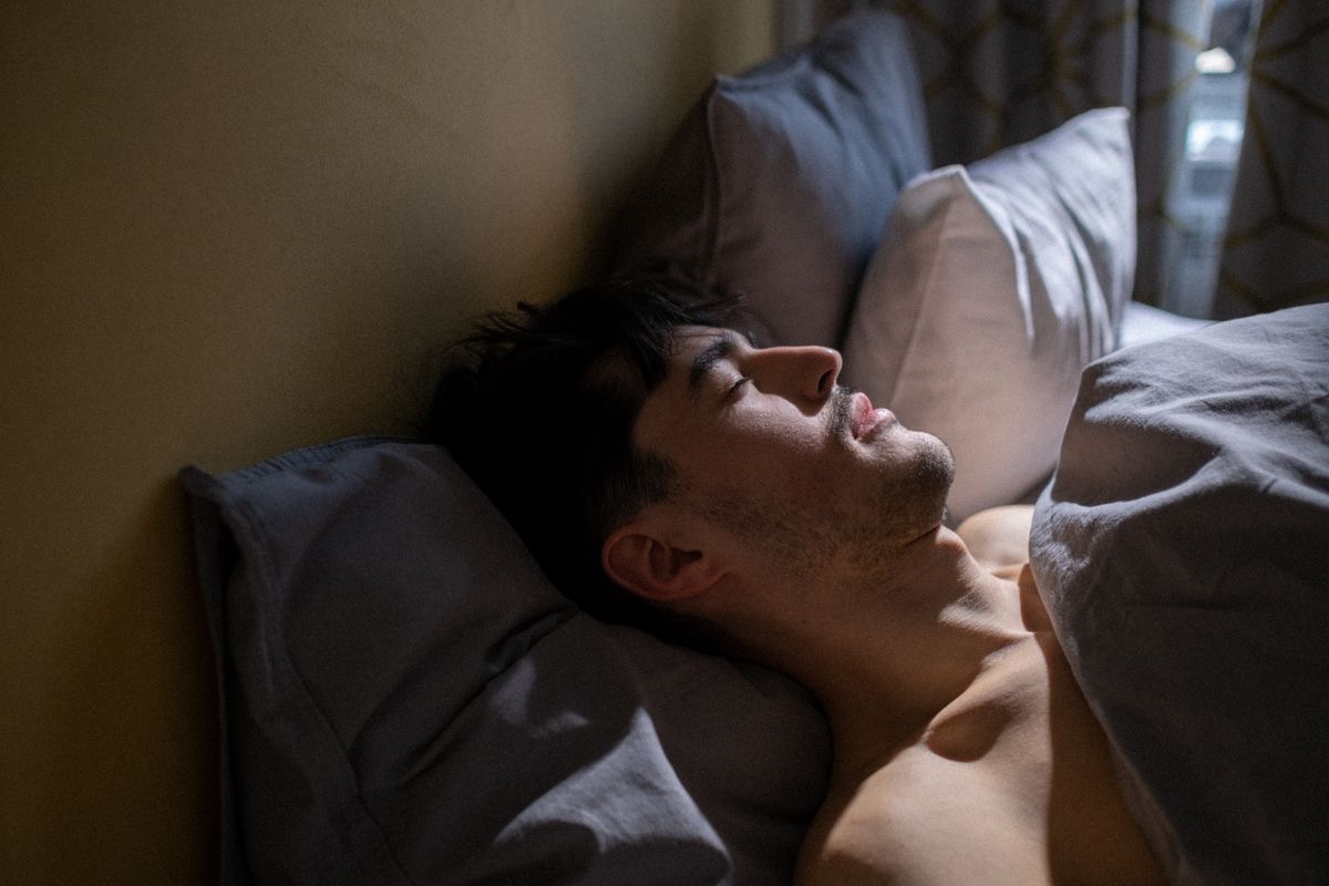 man sleeping 