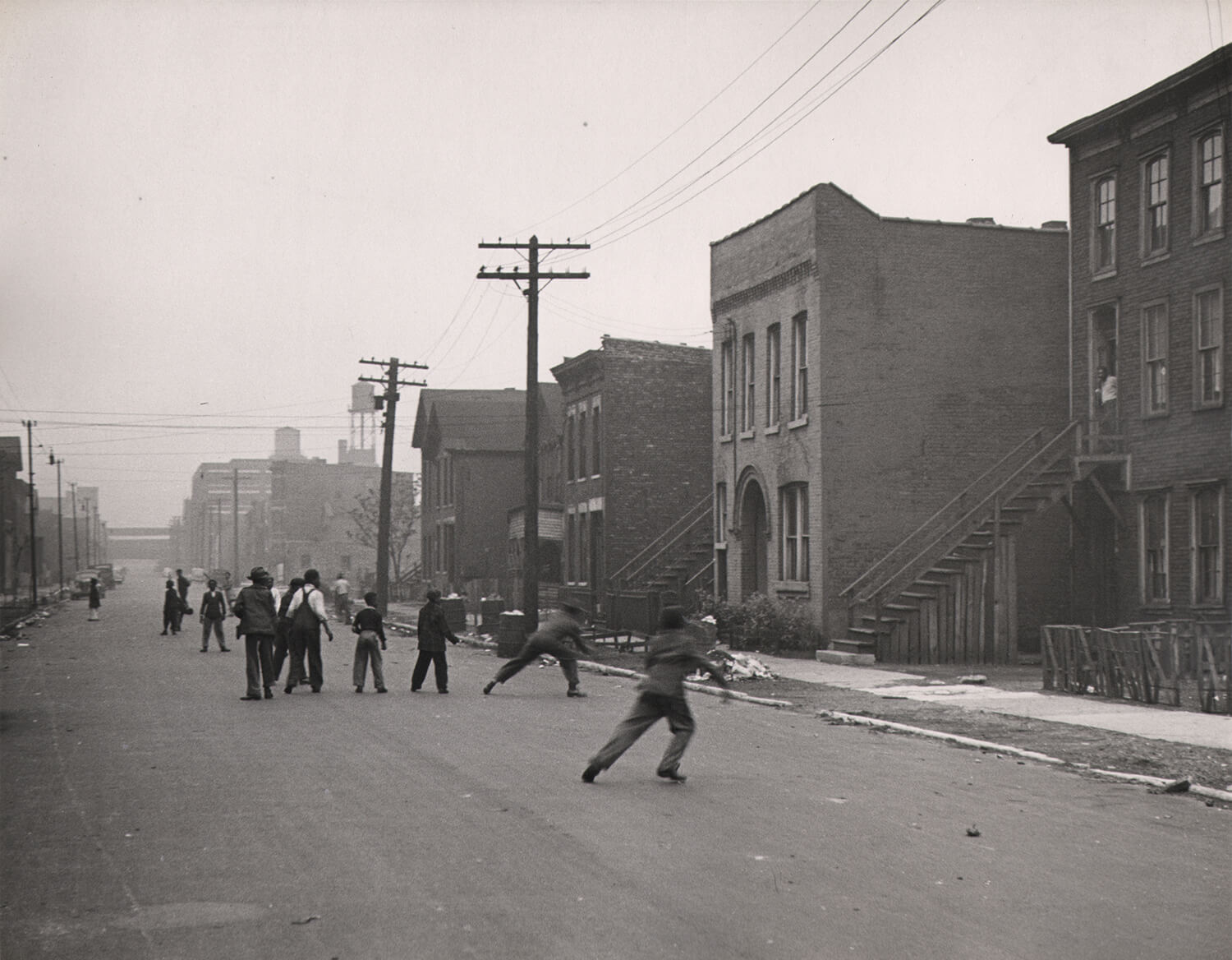 Street Scene in Chicago, 1944