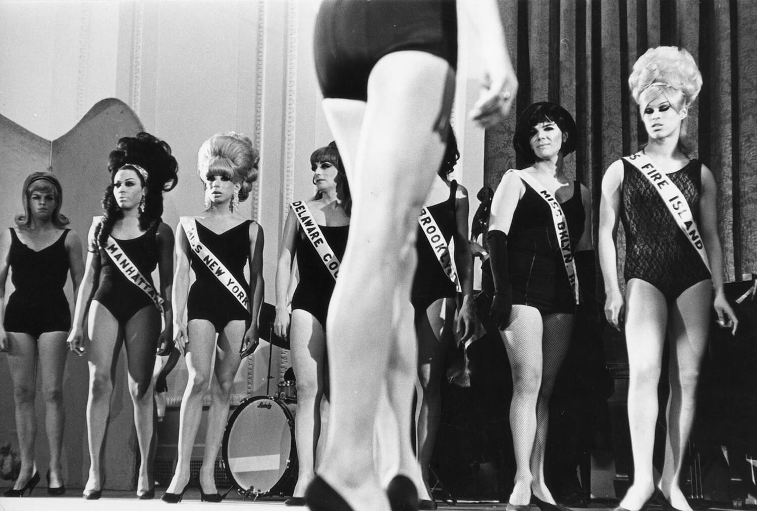 On Stage at a Drag Beauty Contest, 1967