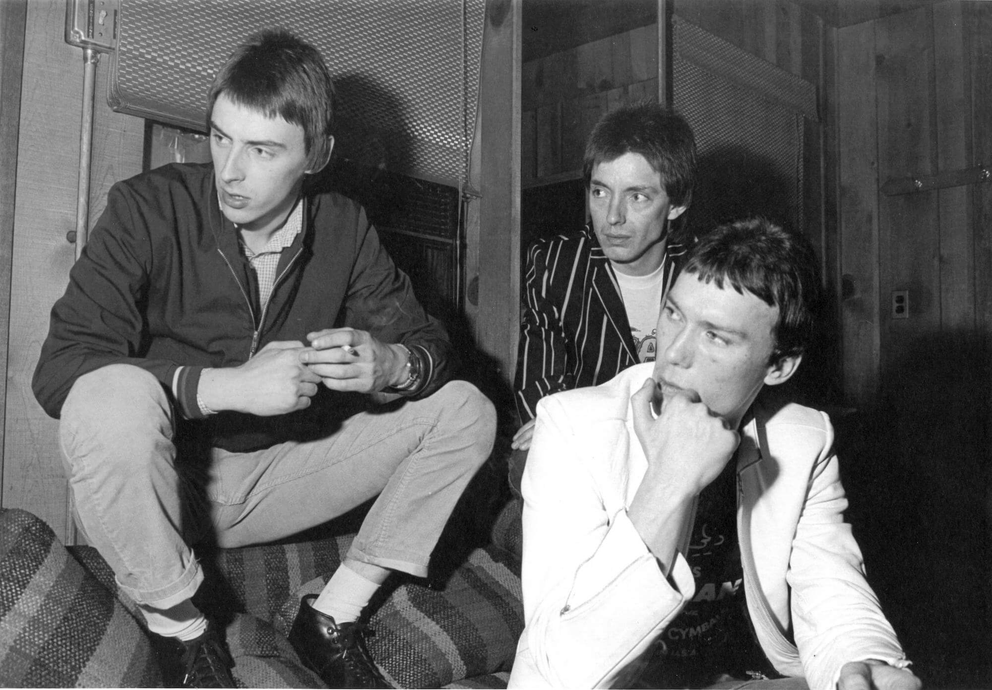 The Jam backstage at The Palladium, 1979