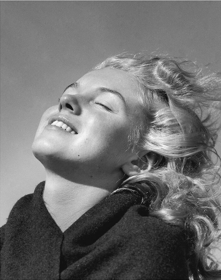 Marilyn Monroe on a Beach, North of Malibu, CA, 1946