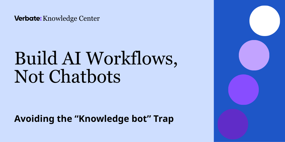Build AI Workflows, Not Chatbots