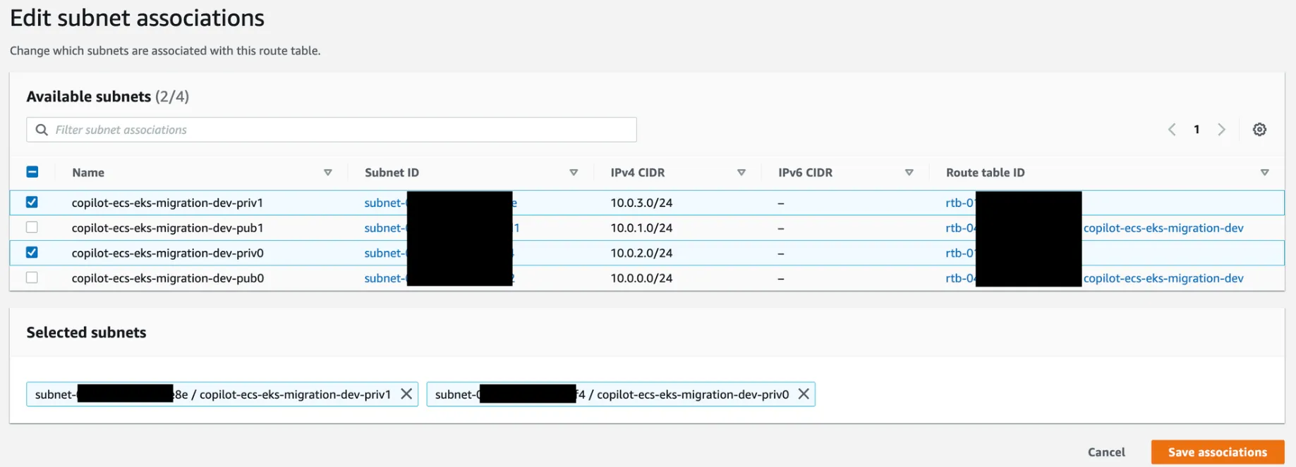 select-private-subnets-save