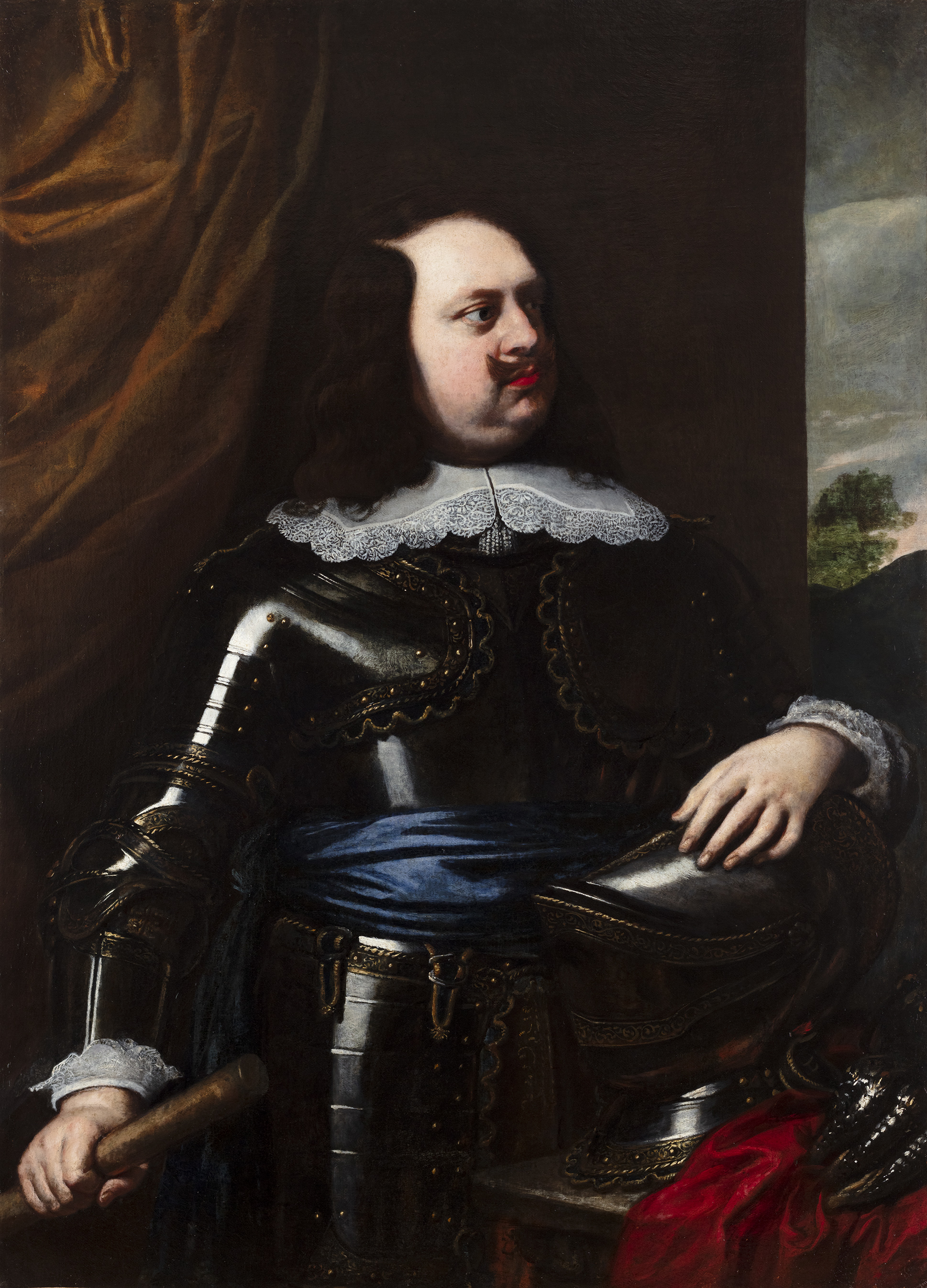 A portrait of an Italian nobleman, possibly Odoardo Farnese