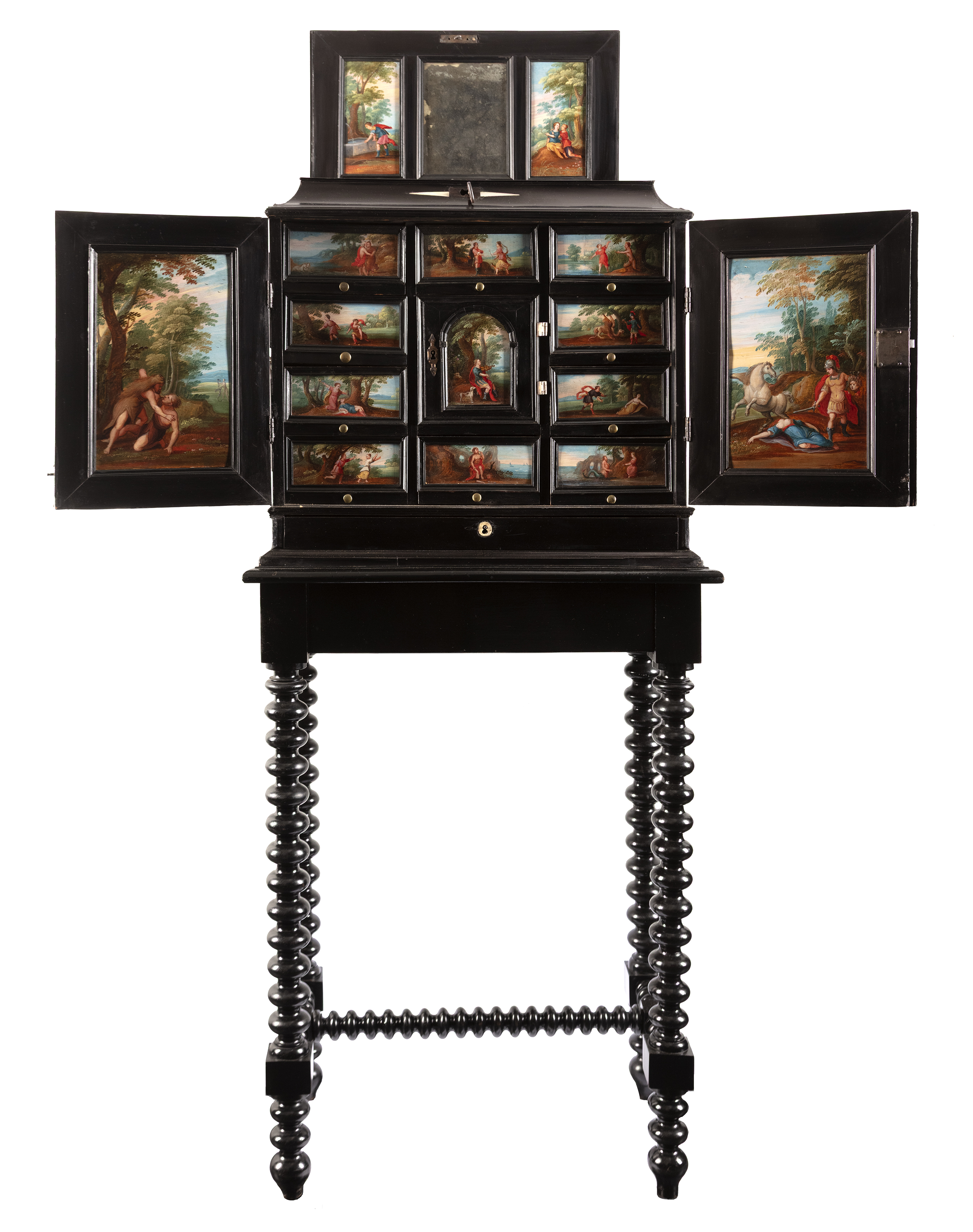Cabinet with scenes from Metamorphoses by Ovid
