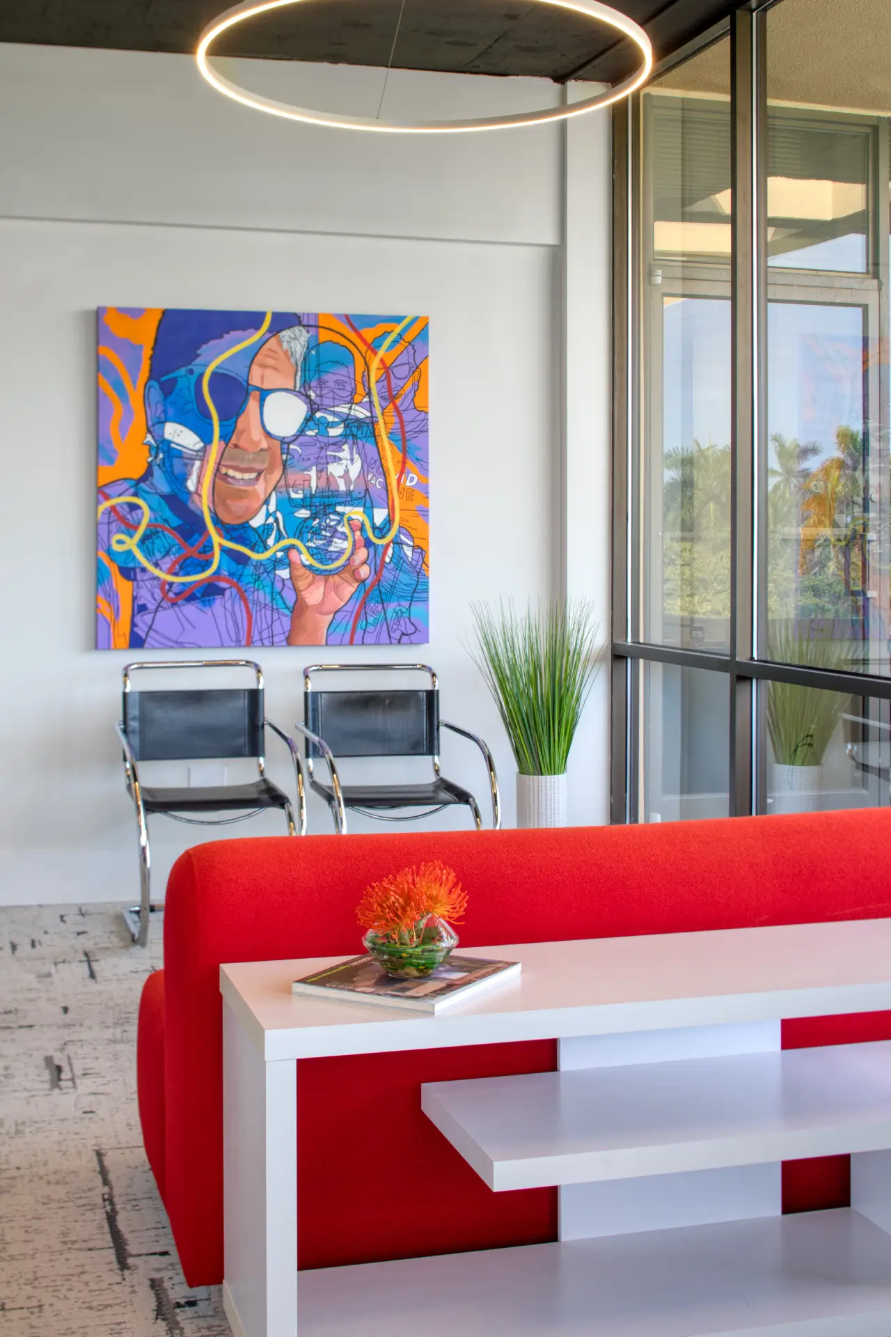 commercial architecture design of Suarez office lobby