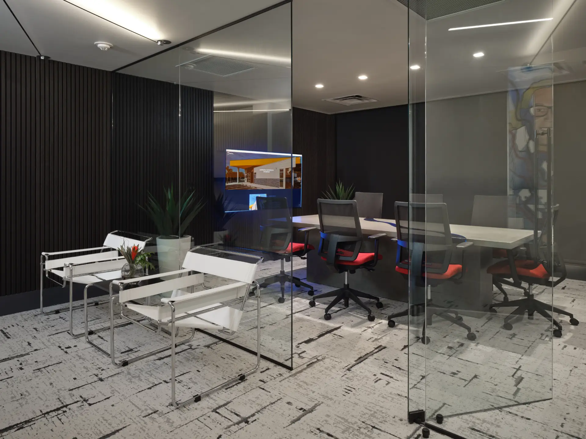 commercial architecture design of Suarez conference room
