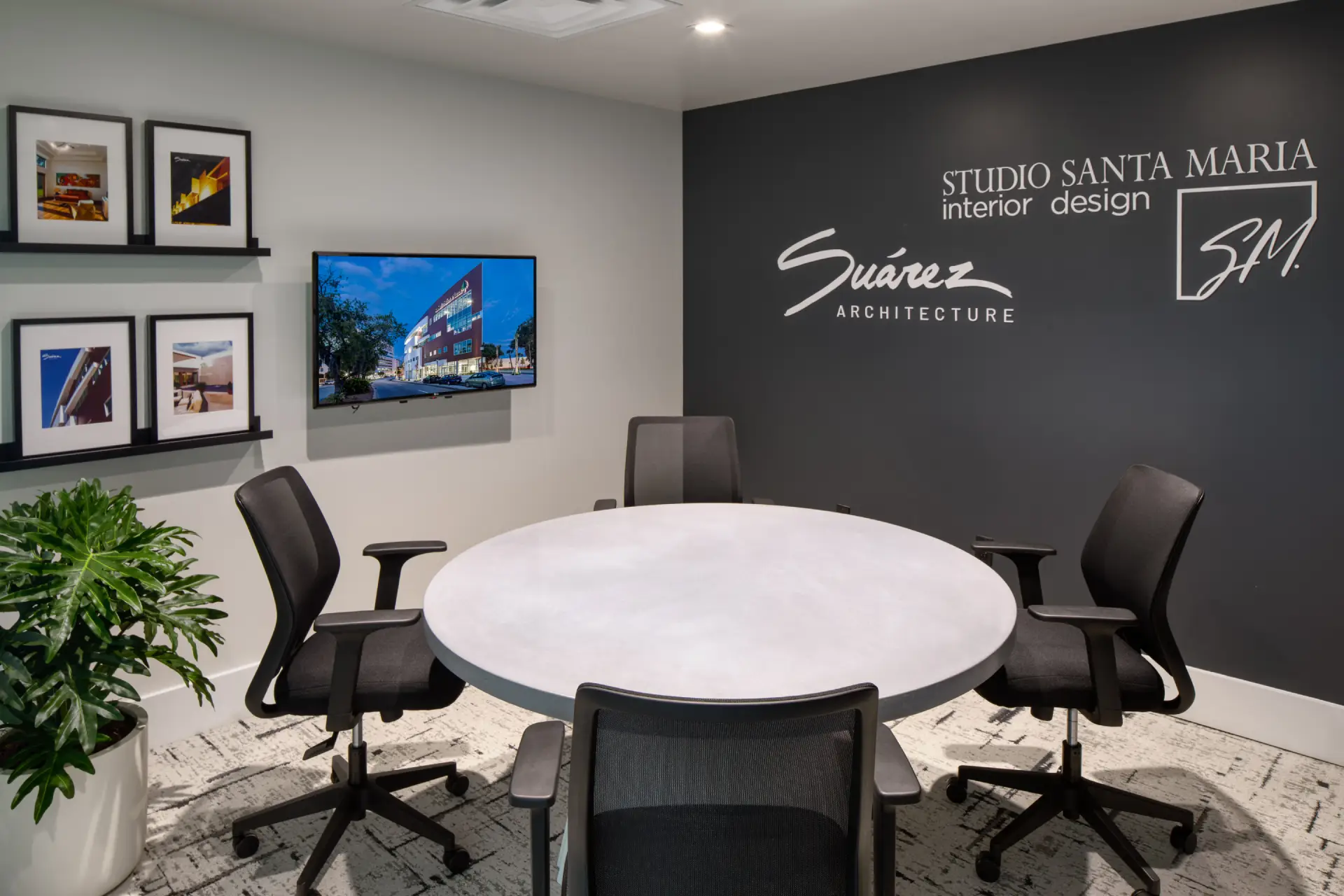 commercial architecture design of Suarez office conference room