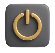A gold power ring