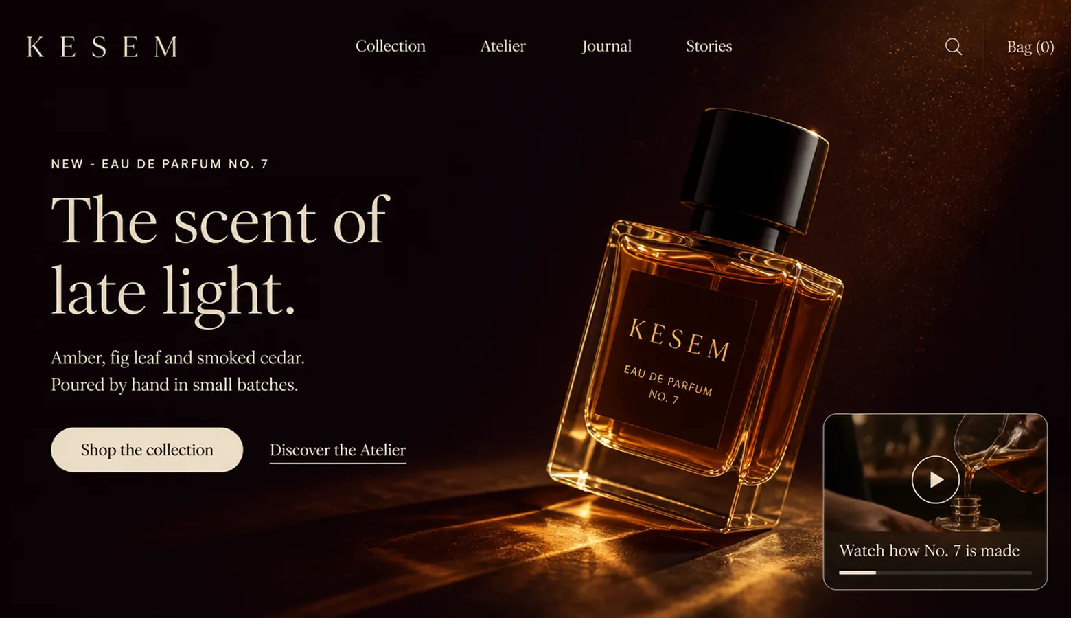 Kesem perfume website
