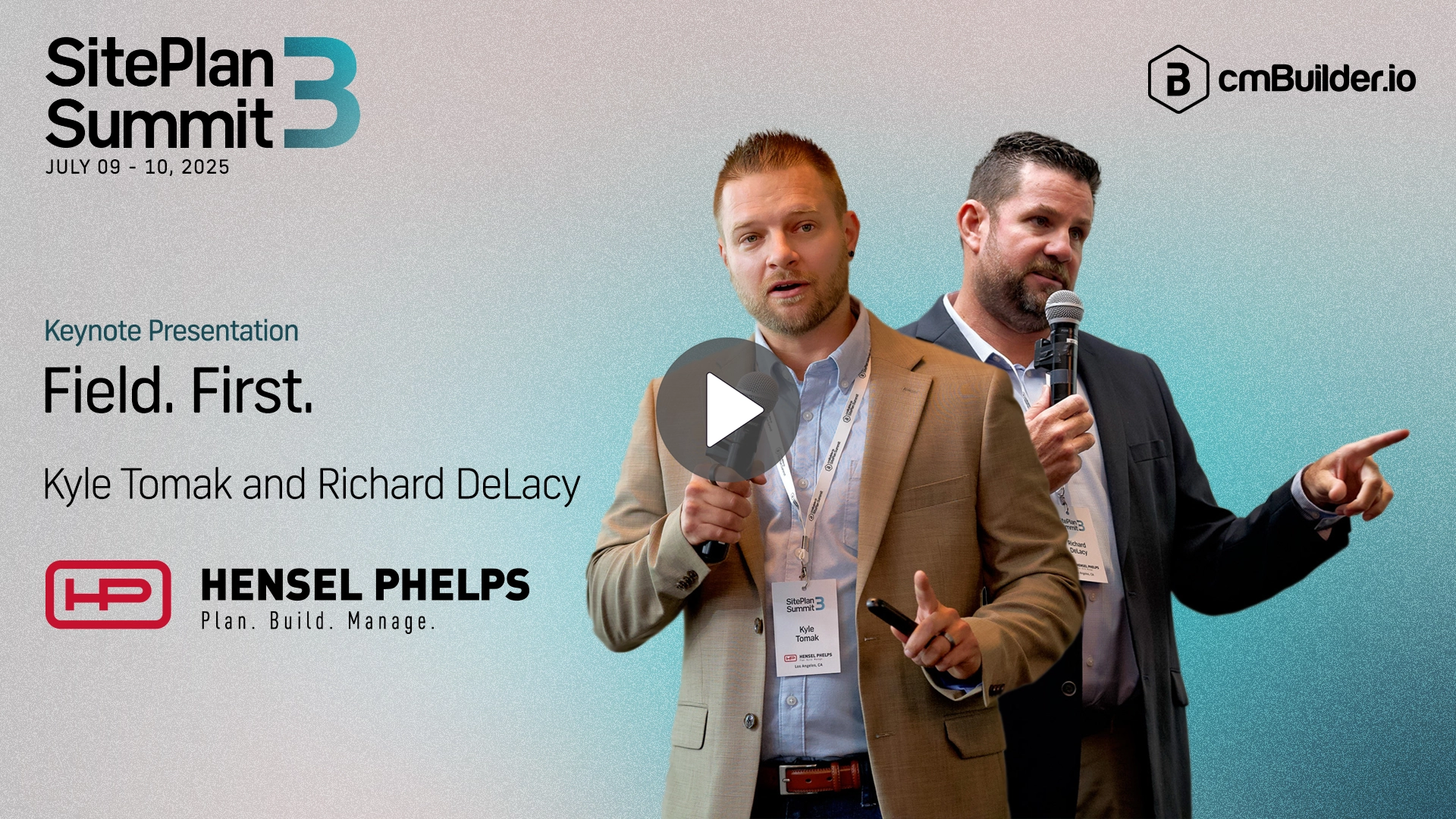 cmBuilder SitePlan Summit 2-Connect with community