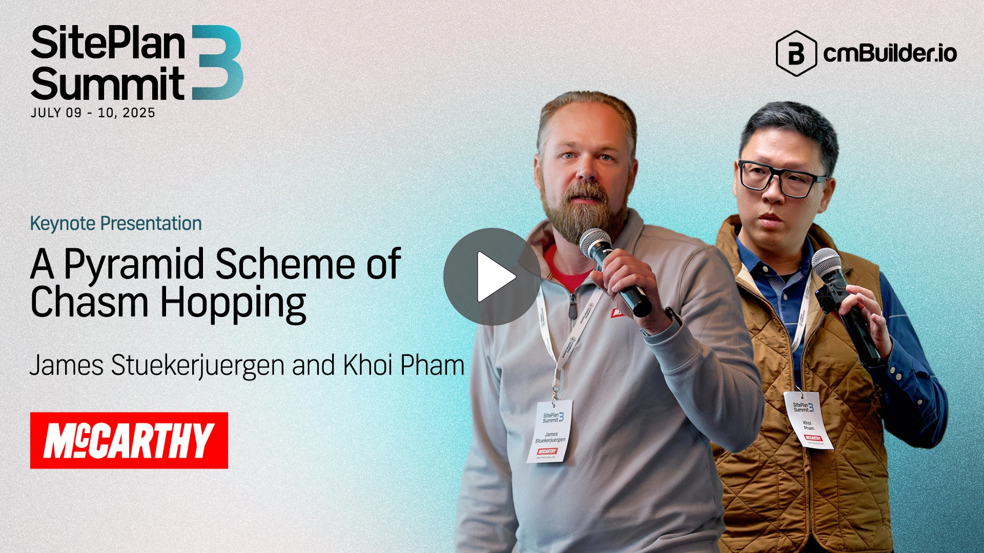 cmBuilder SitePlan Summit 2-Connect with community