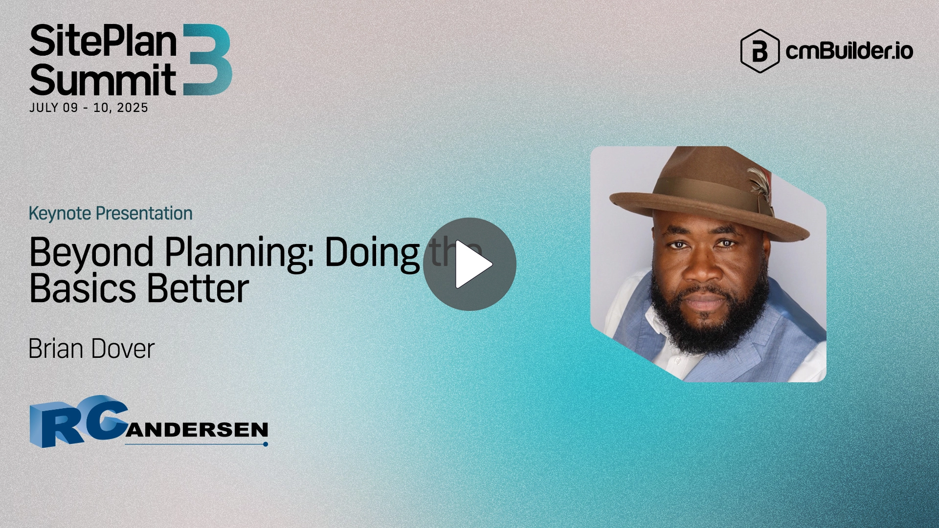 cmBuilder SitePlan Summit 2-Connect with community