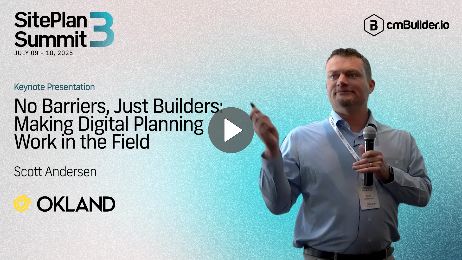 cmBuilder SitePlan Summit 2-Connect with community
