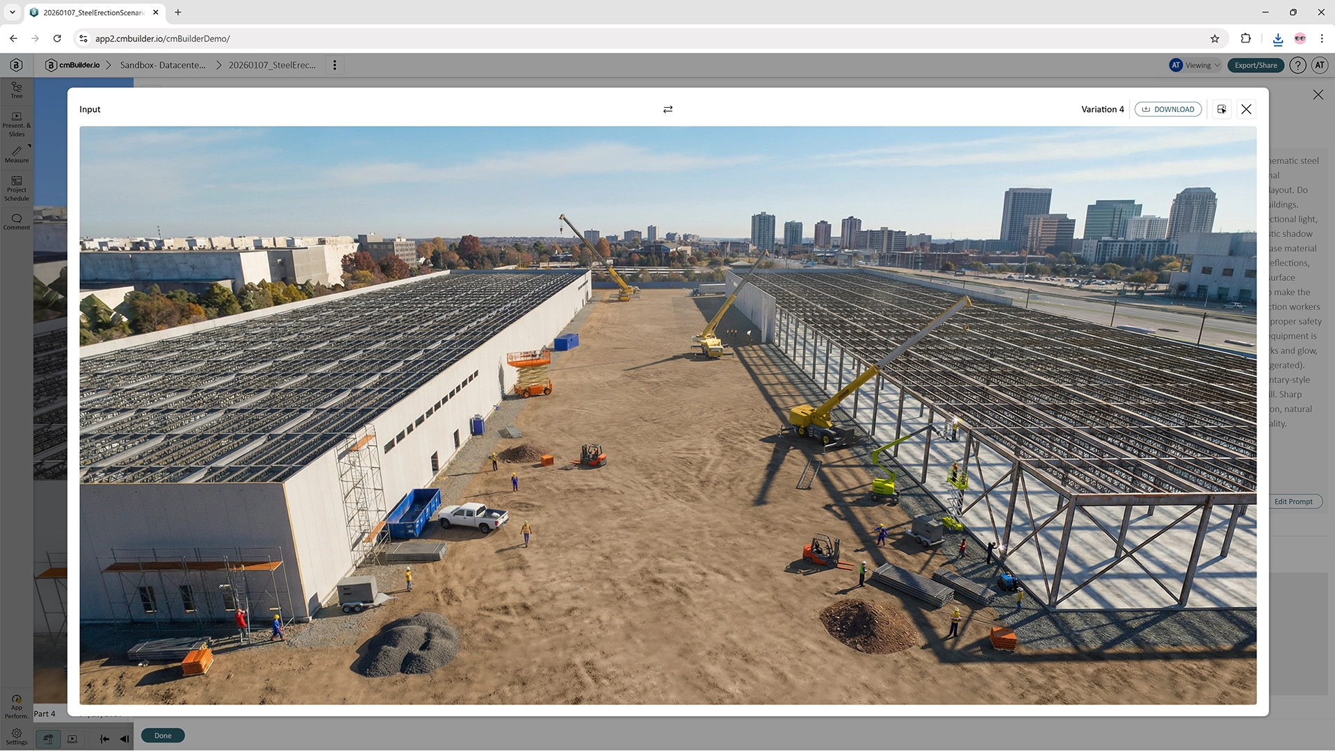 cmBuilder-Steel Construction Project-Generated