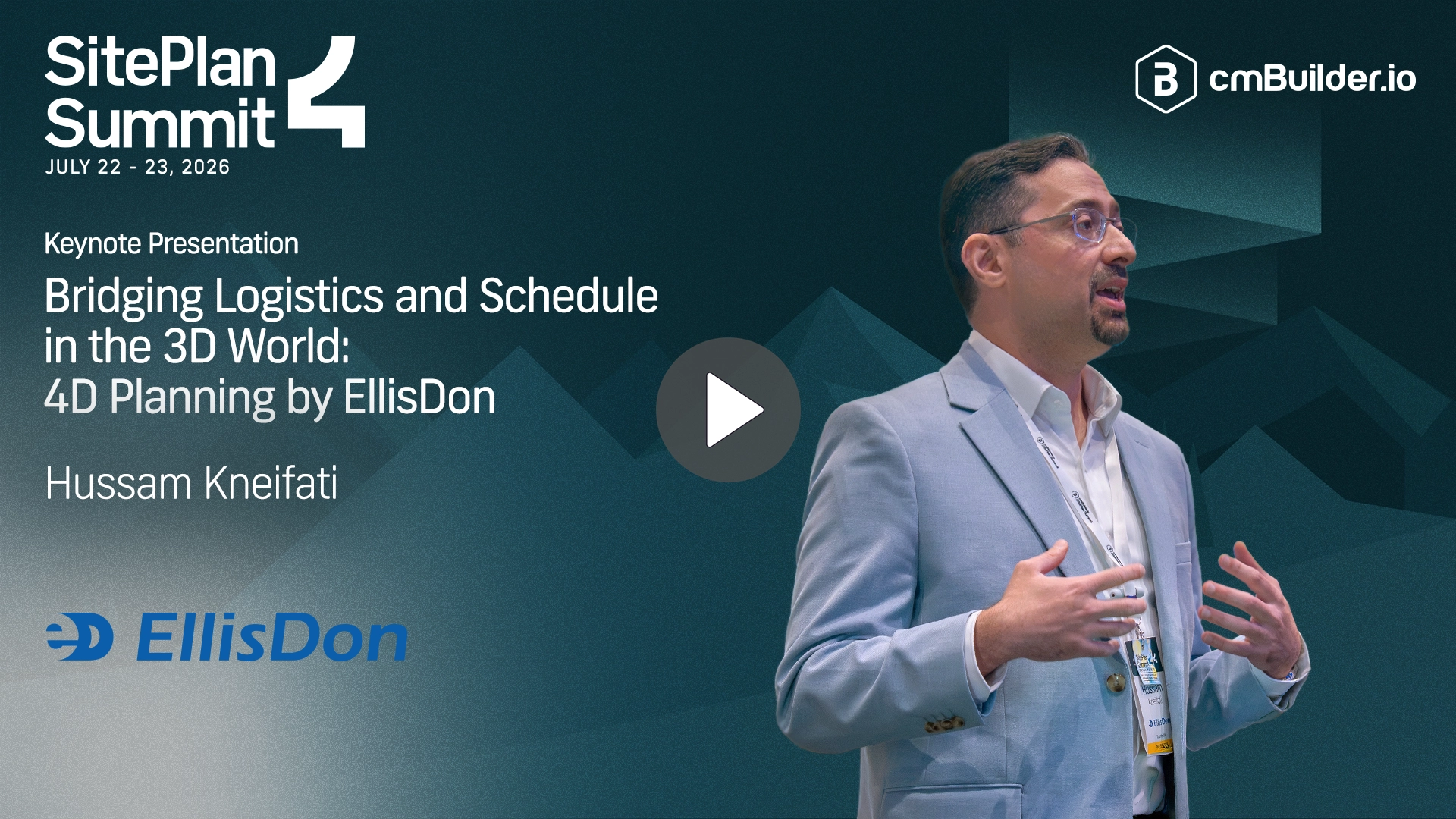 SitePlan Summit 4 - Keynote Presentation - Hussam Kneifati from EllisDon