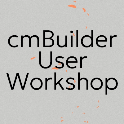 cmBuilder User Workshop - August 2026 - Thumbnail 100x100