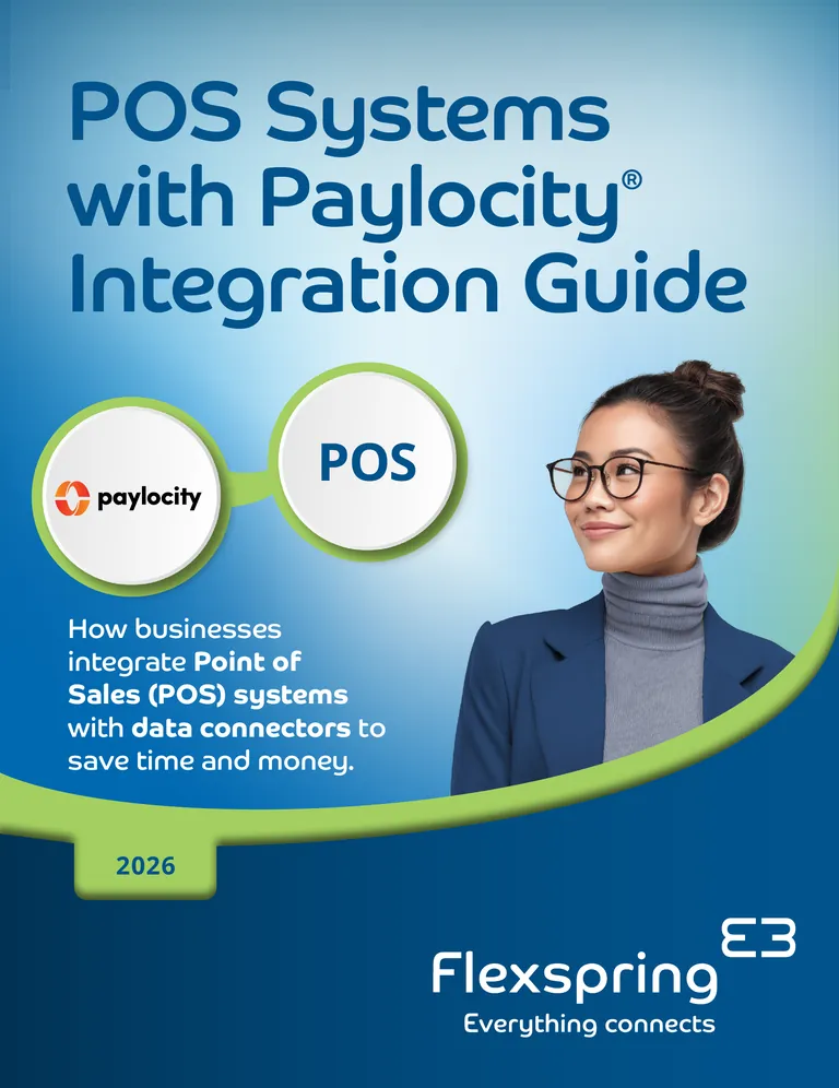 Cover of the POS with Paylocity Integration Guide from Flexspring