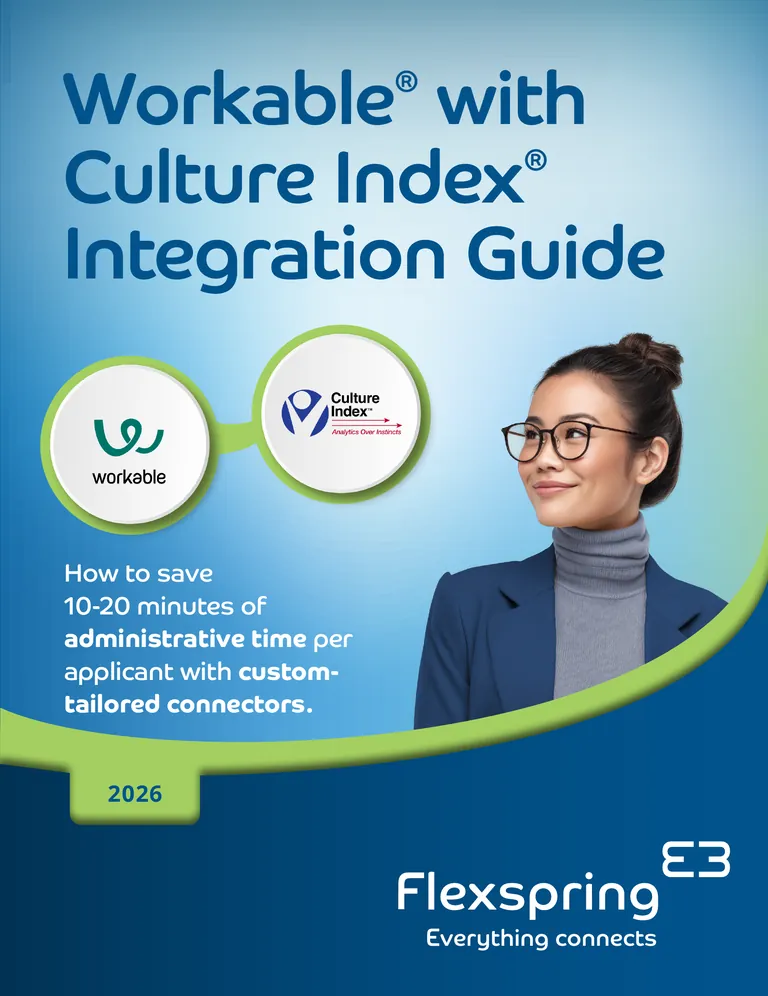 Couverture du guide d'intégration de l'indice « Workable with Culture » publié par Flexspring