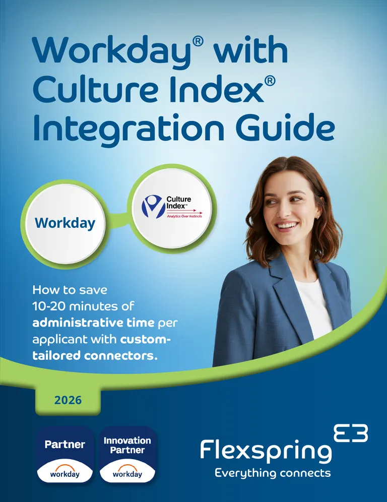 Titelseite des „ Workday “ mit dem Leitfaden zur Integration des Kulturindex von Flexspring
