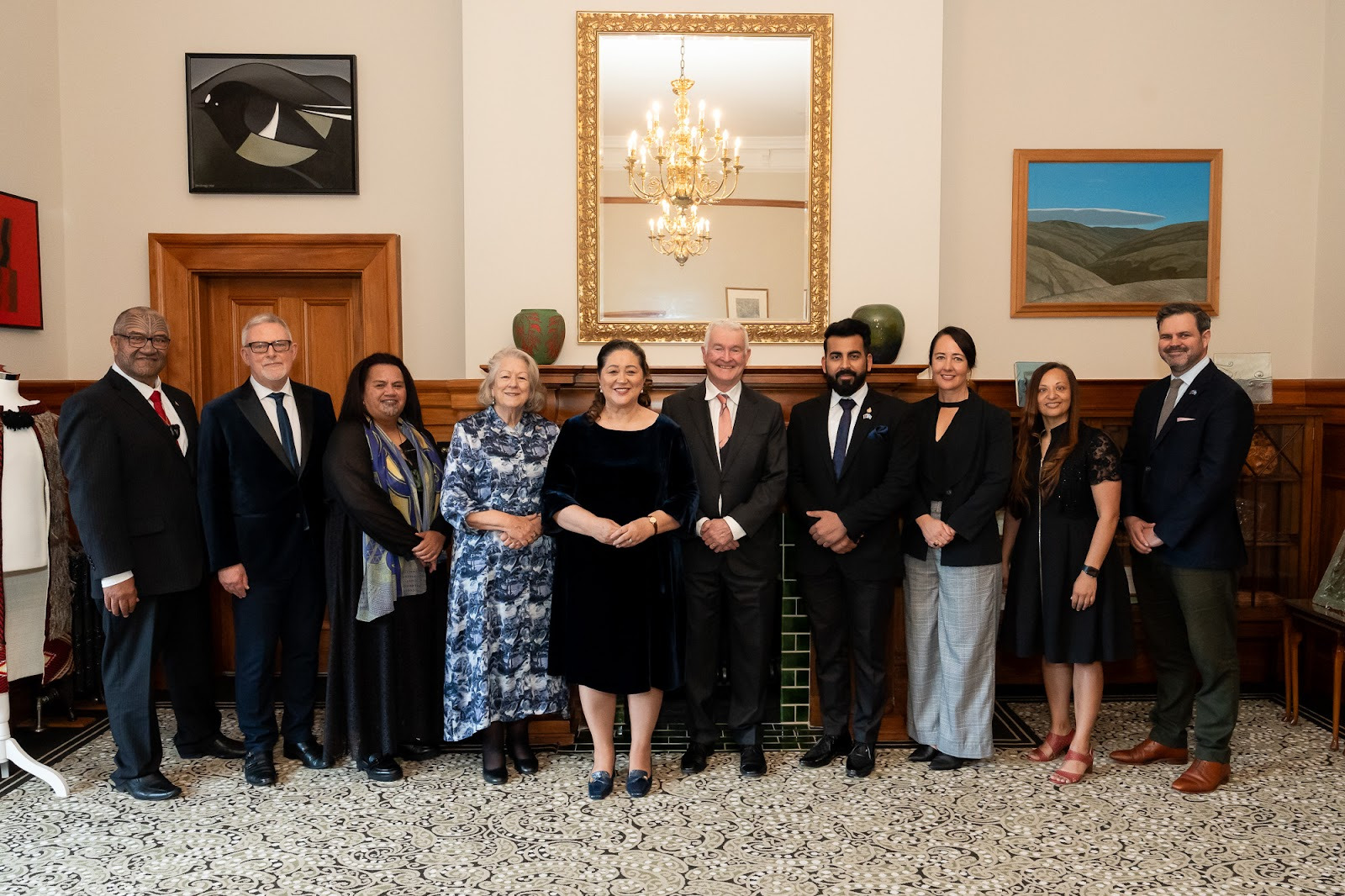 The UNANZ team with Her Excellency Dame Cindy Kiro