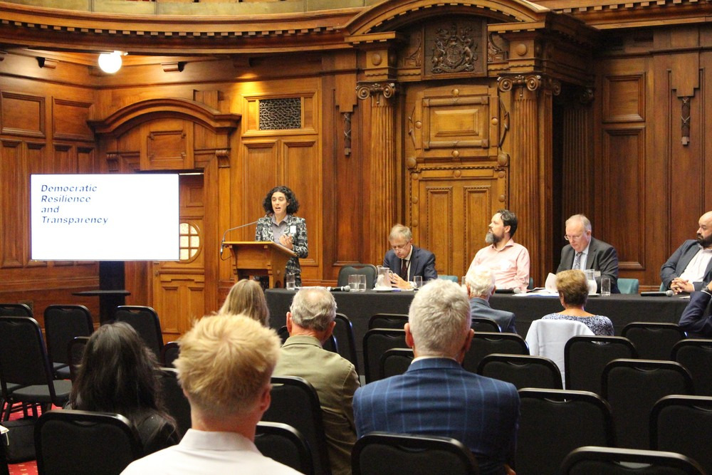 Philippa Yasbek leading Open Government Session