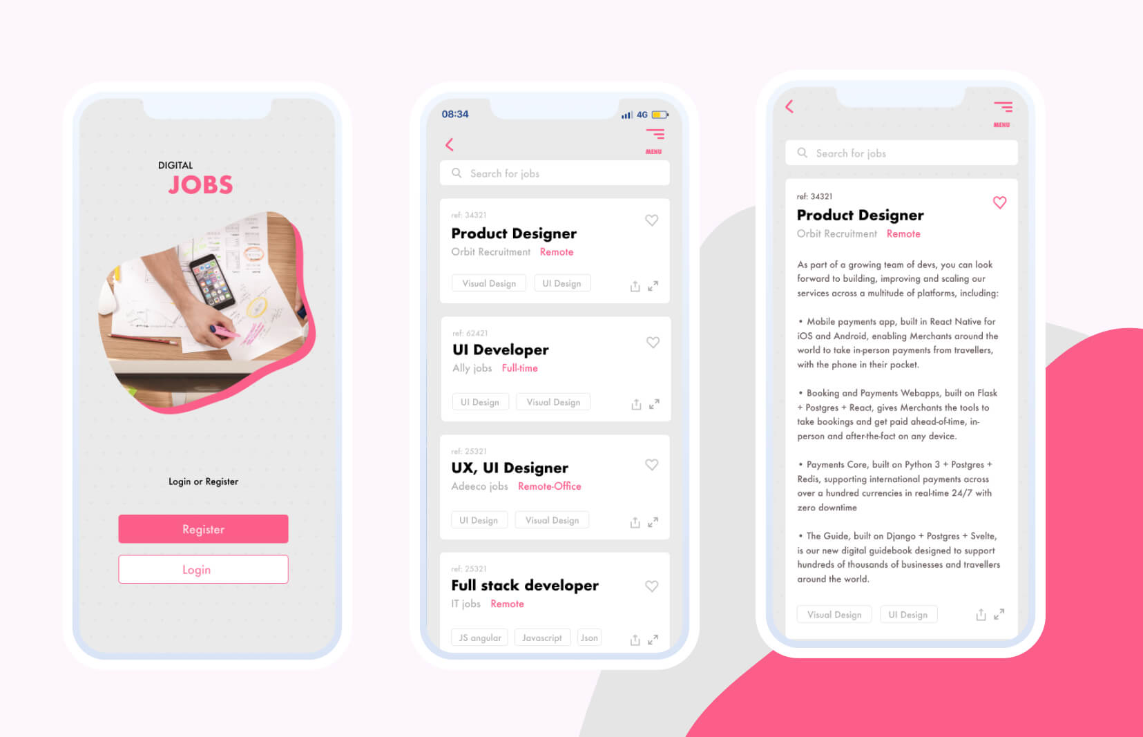 Homepage demo of  a pottery site