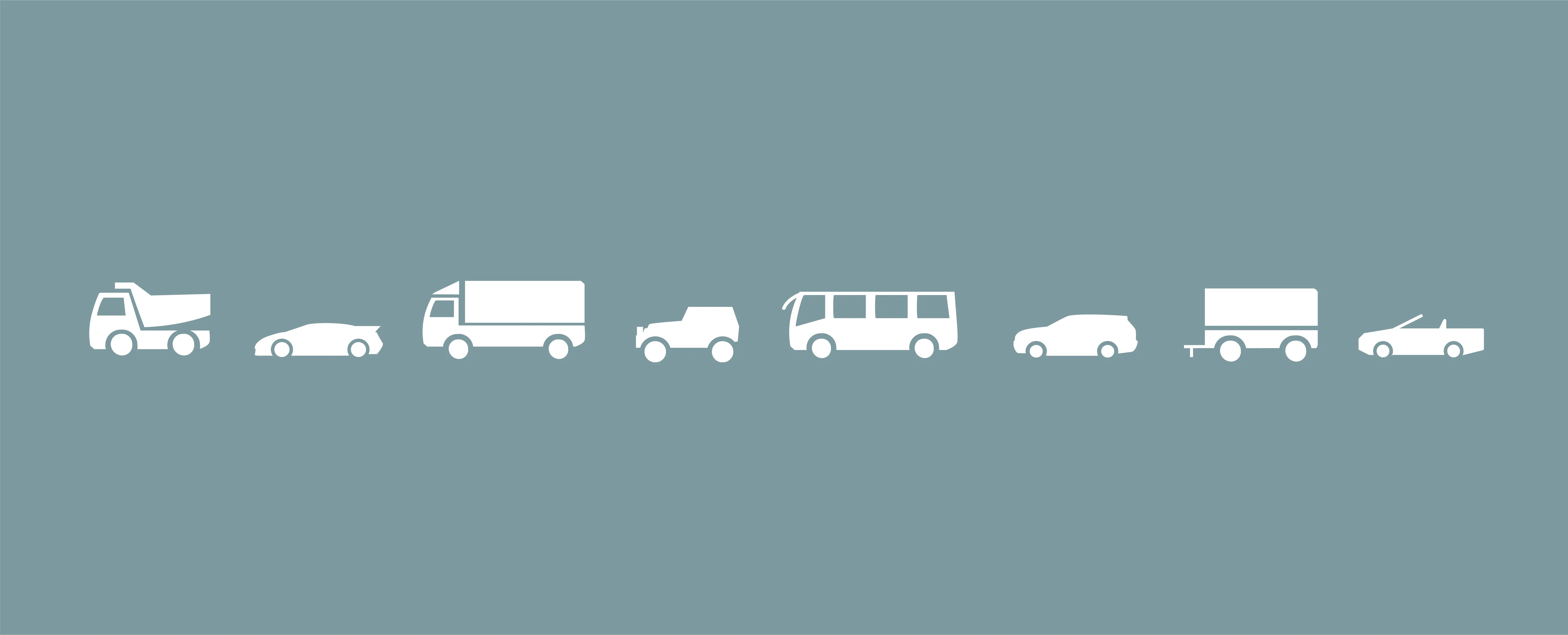 Illustrations of vehicles for DB Autohaus