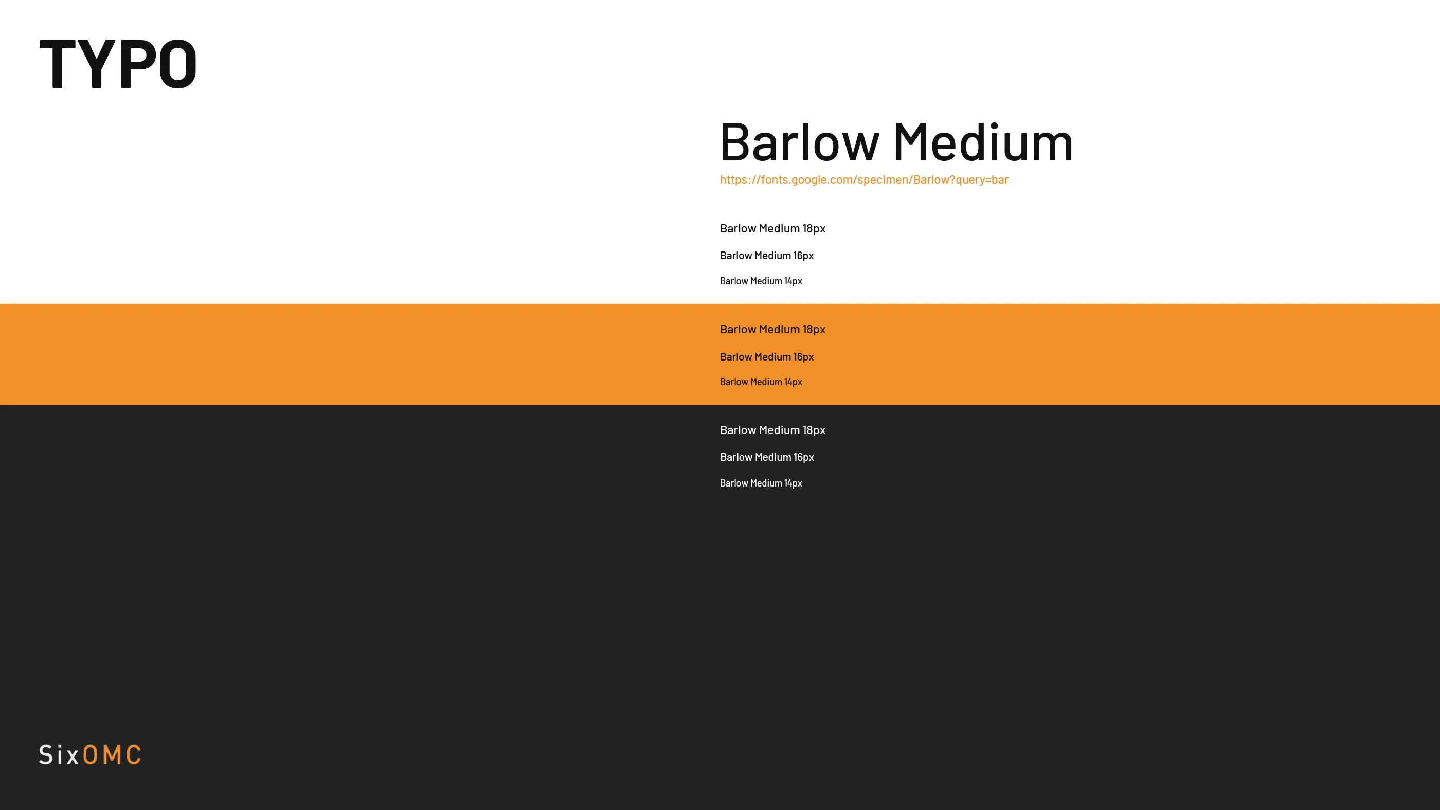 Detail view of the style guide of the Media Asset Management System from SixOMC