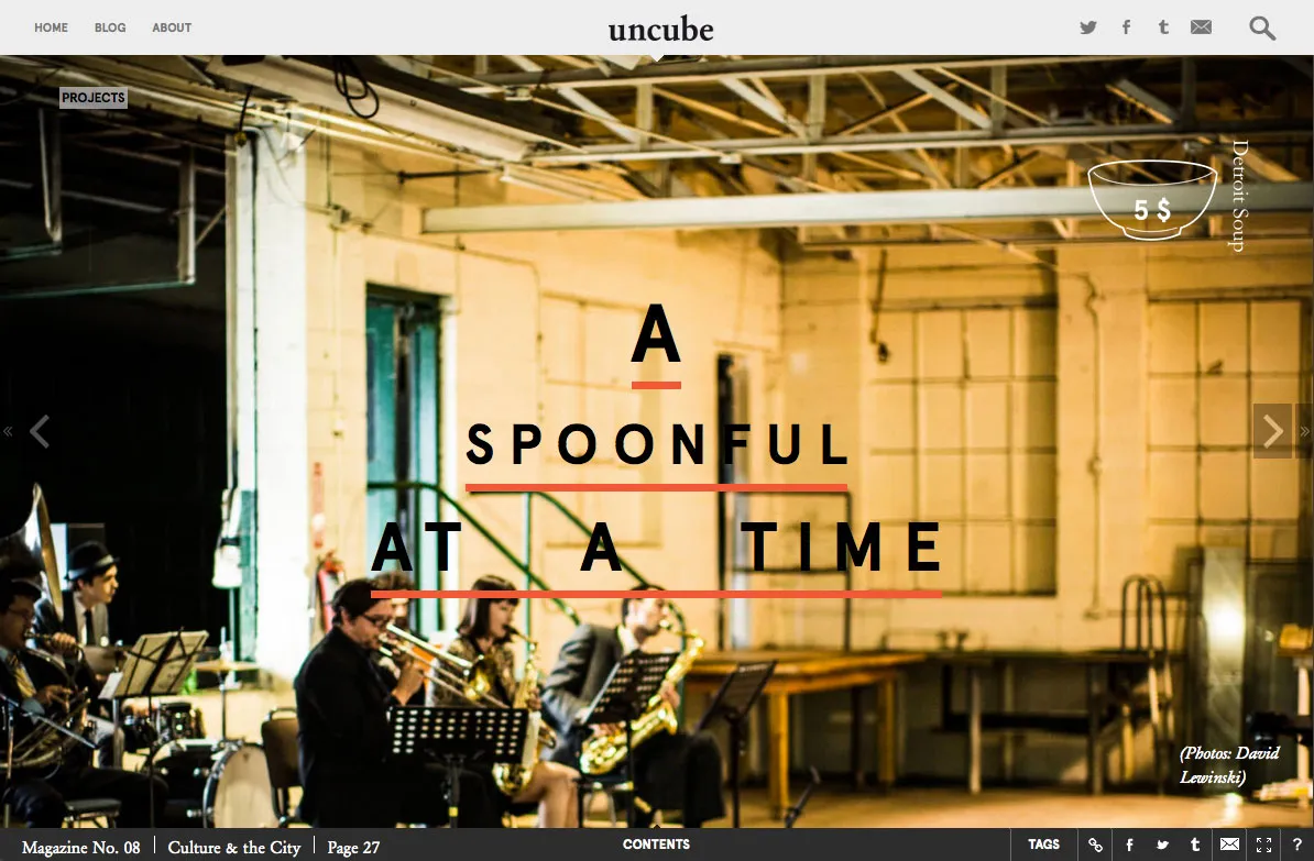 Band in a factory uncube magazine issue 08