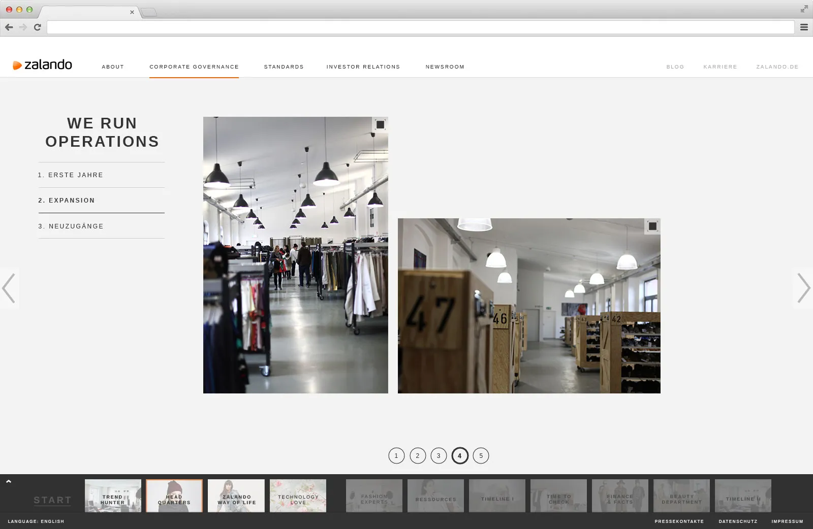 Zalando Corporate Site 04