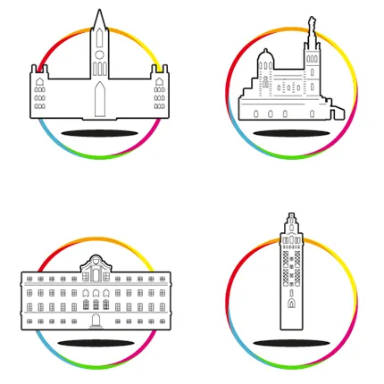 Smart Städte Icons