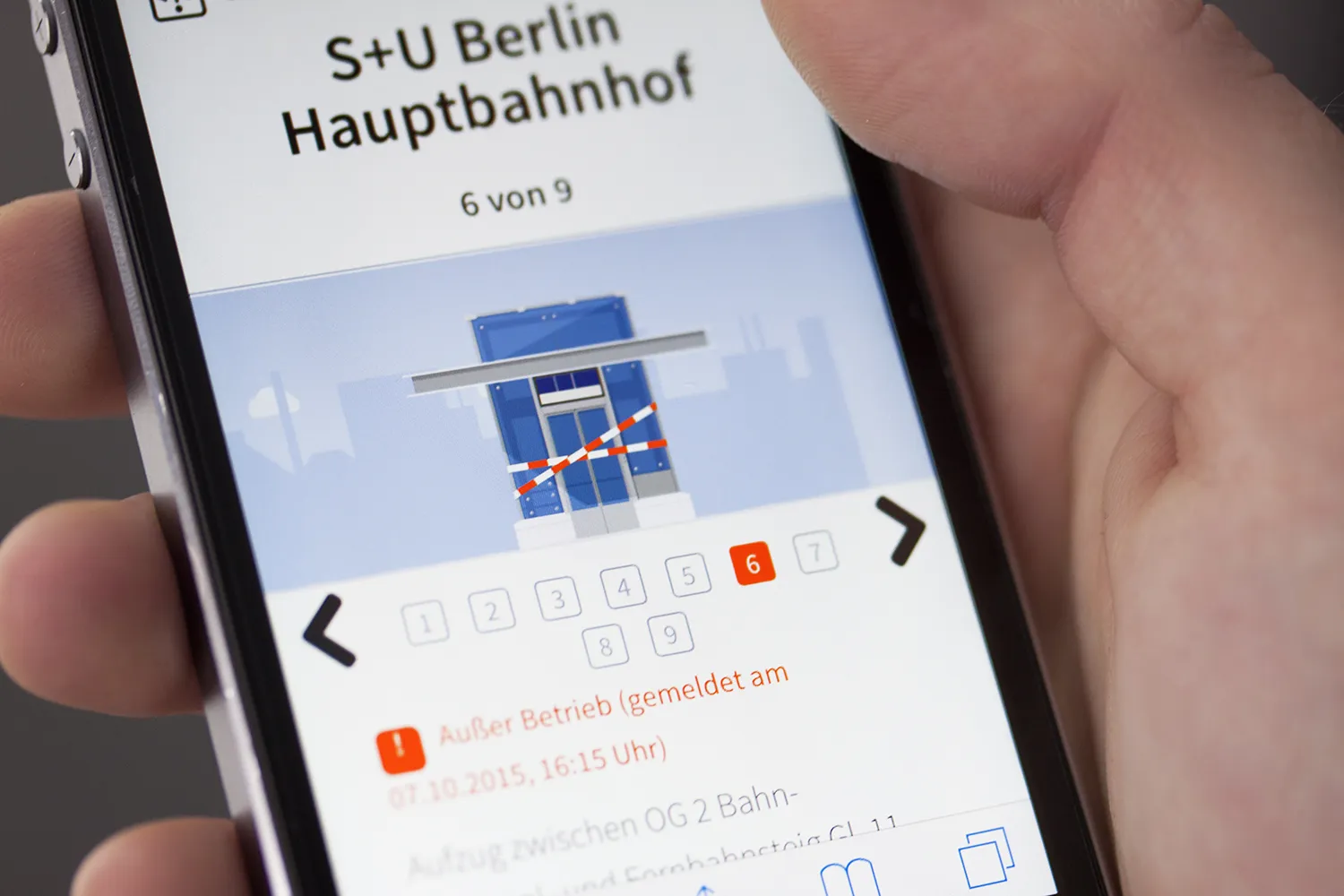 BrokenLifts.org auf dem Smartphone