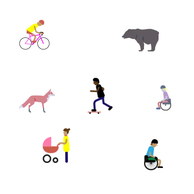 MapMyDay Illustrationen Menschen