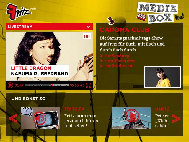 Fritz, Relaunch, Streambox, Media Library
