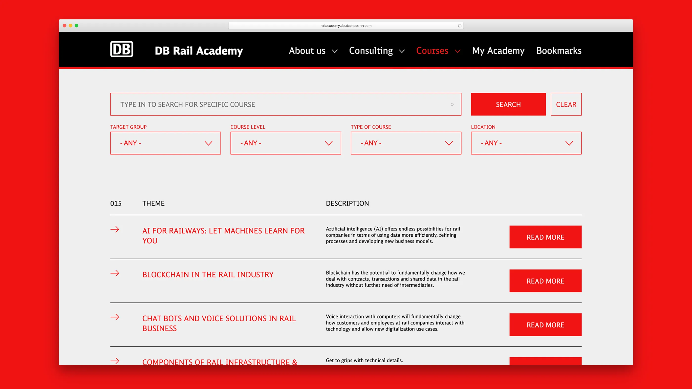 Booking formular