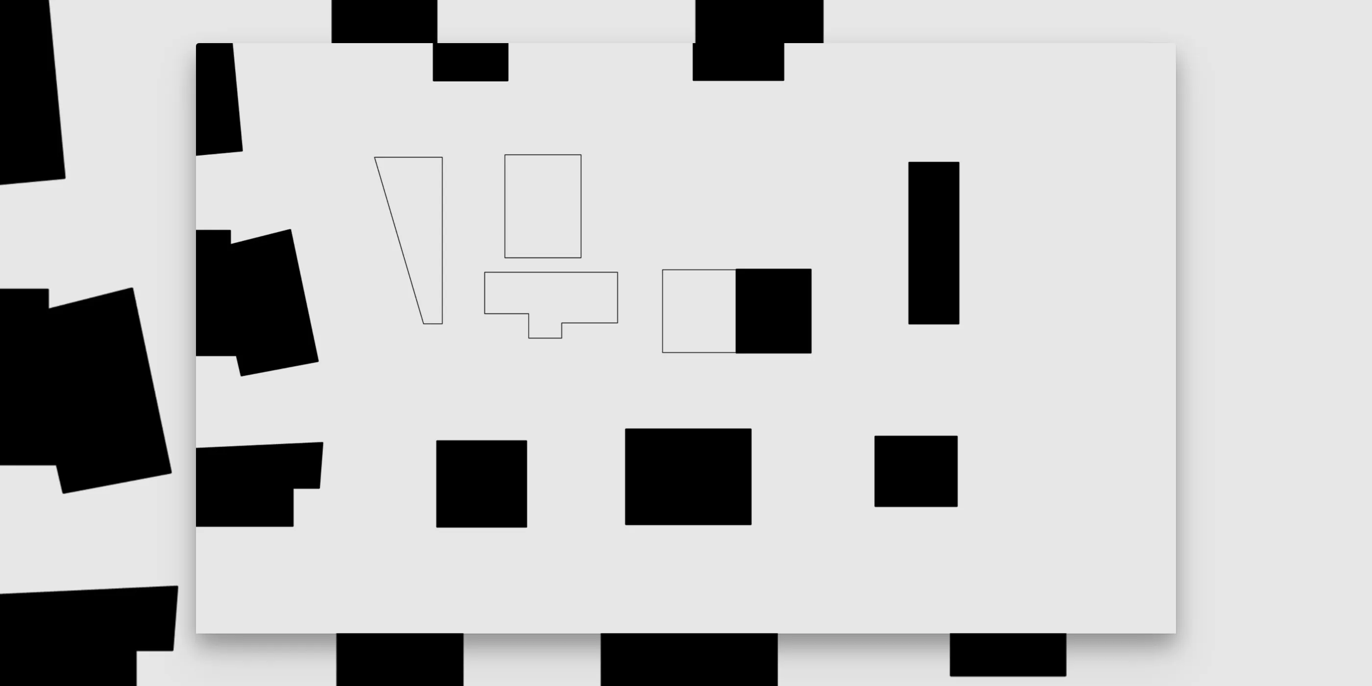 Detail of a site plan by Bob Gysin Partner