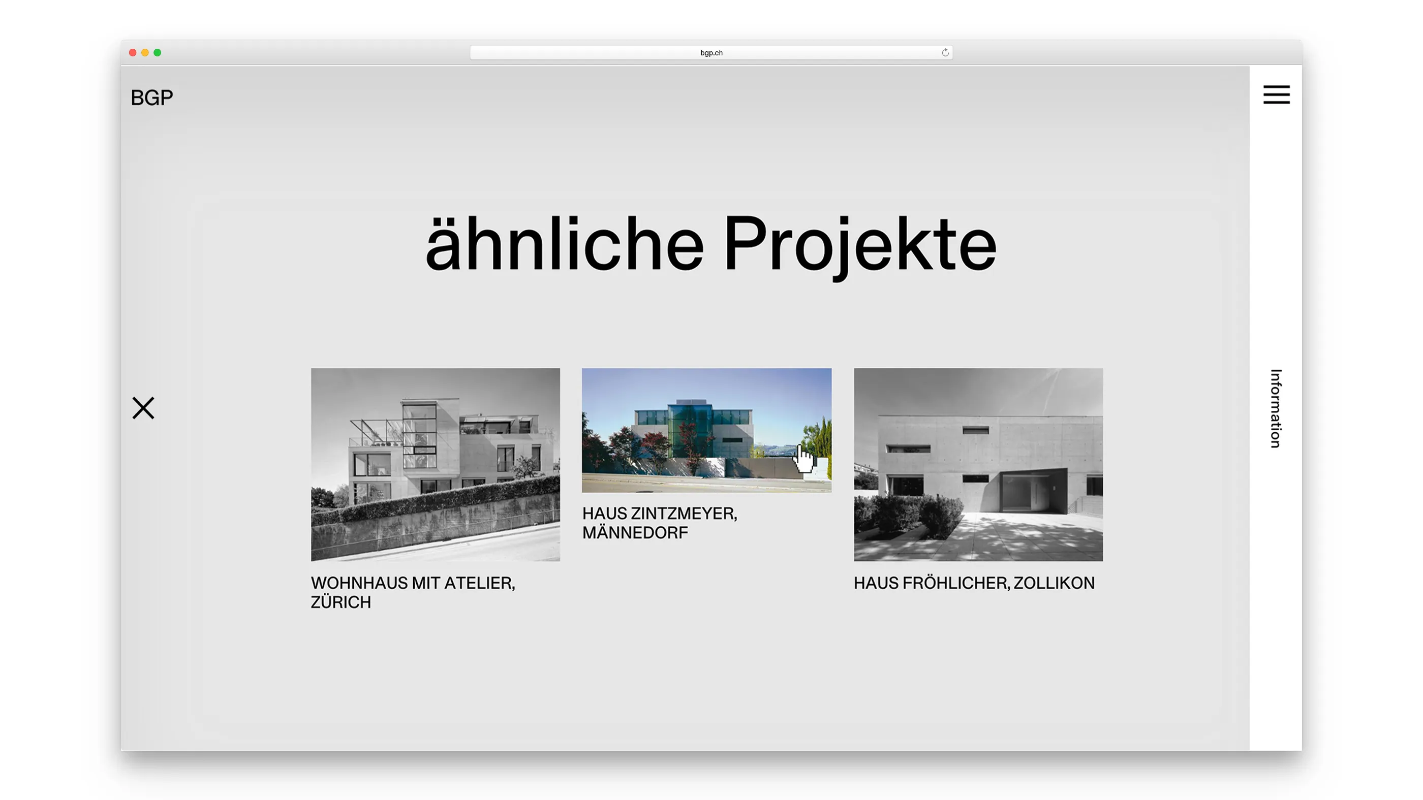 Overview Projects Architecture