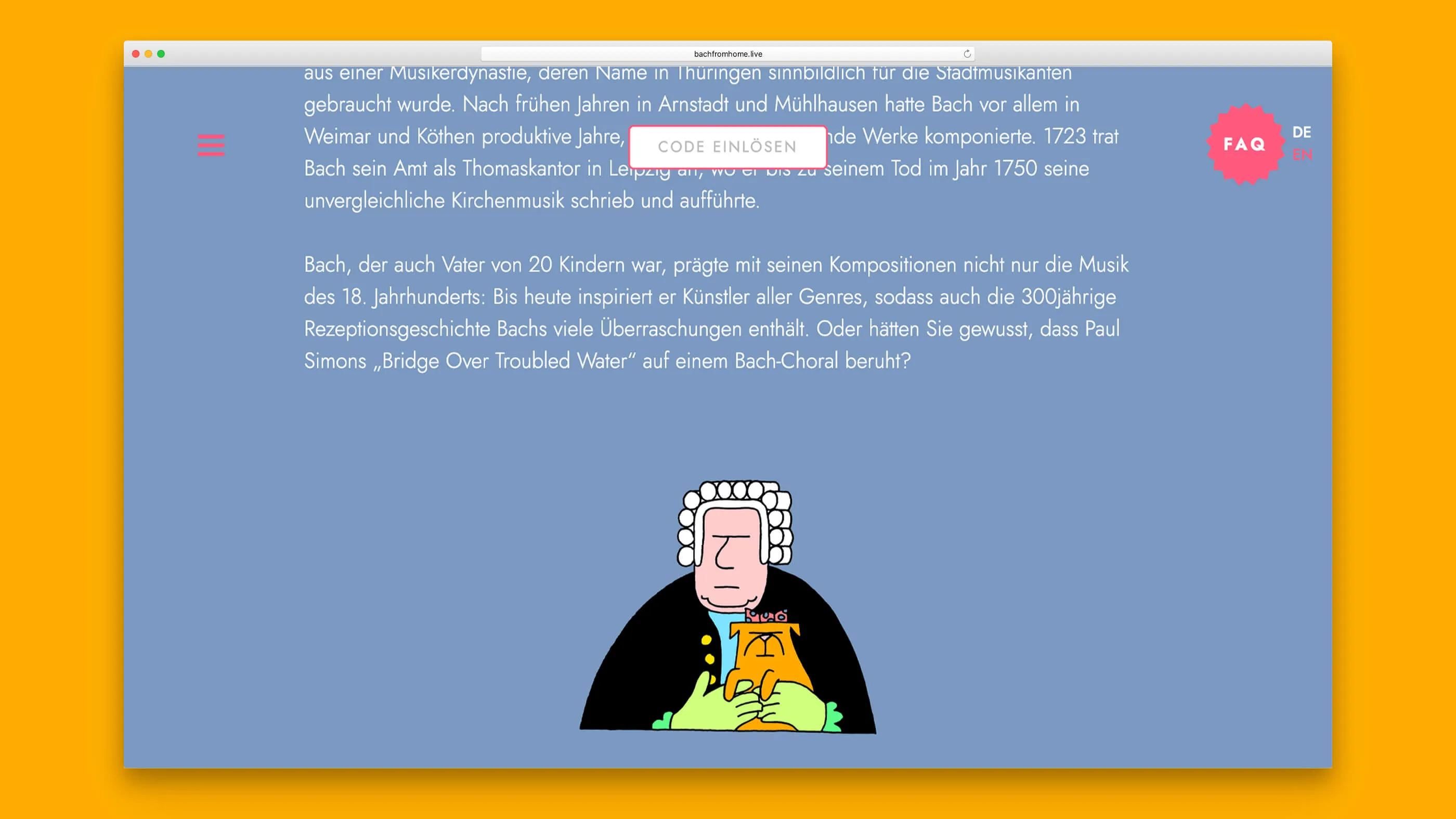 About Bach From Home