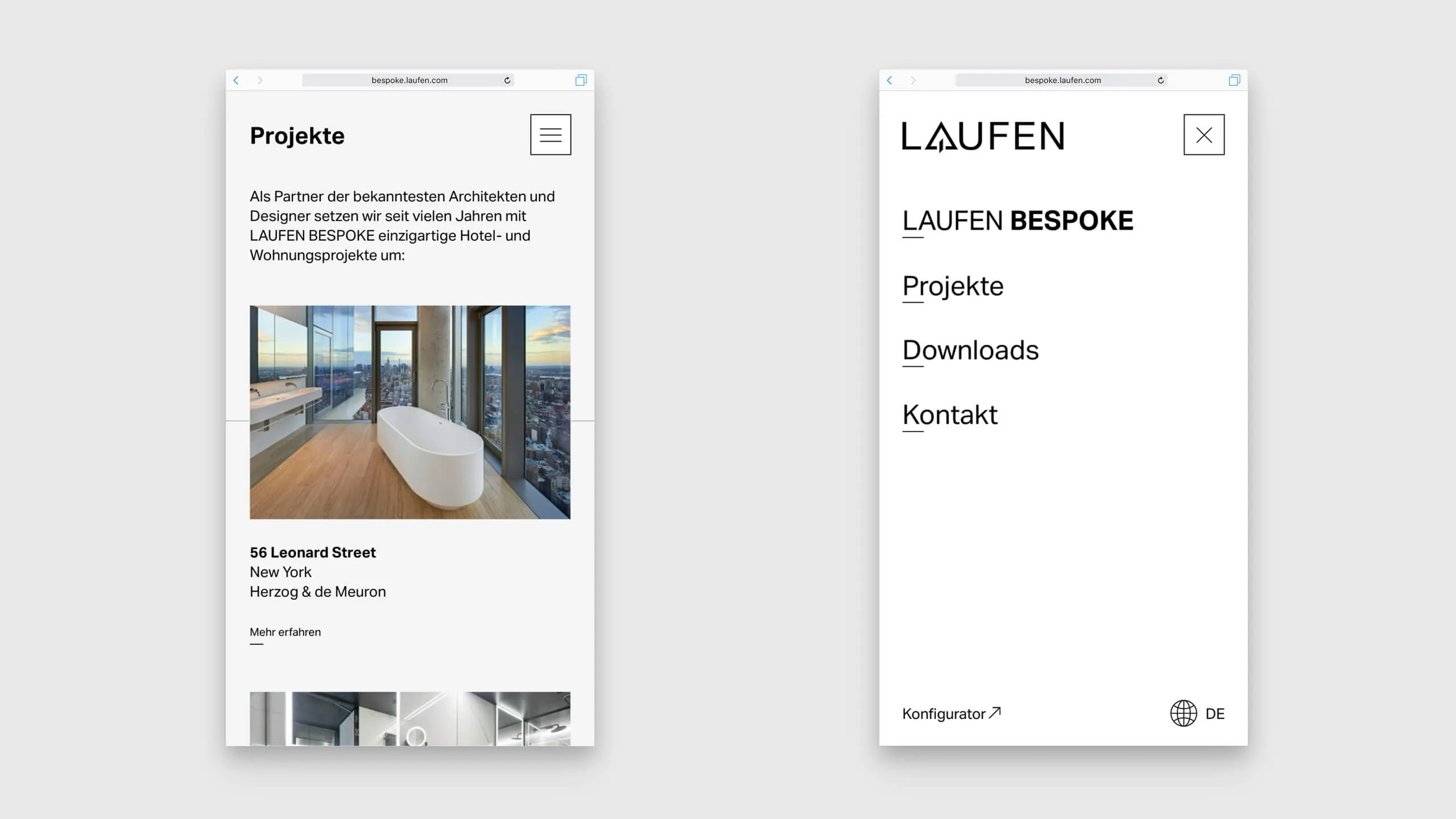 Henkelhiedl LAUFEN Bespoke