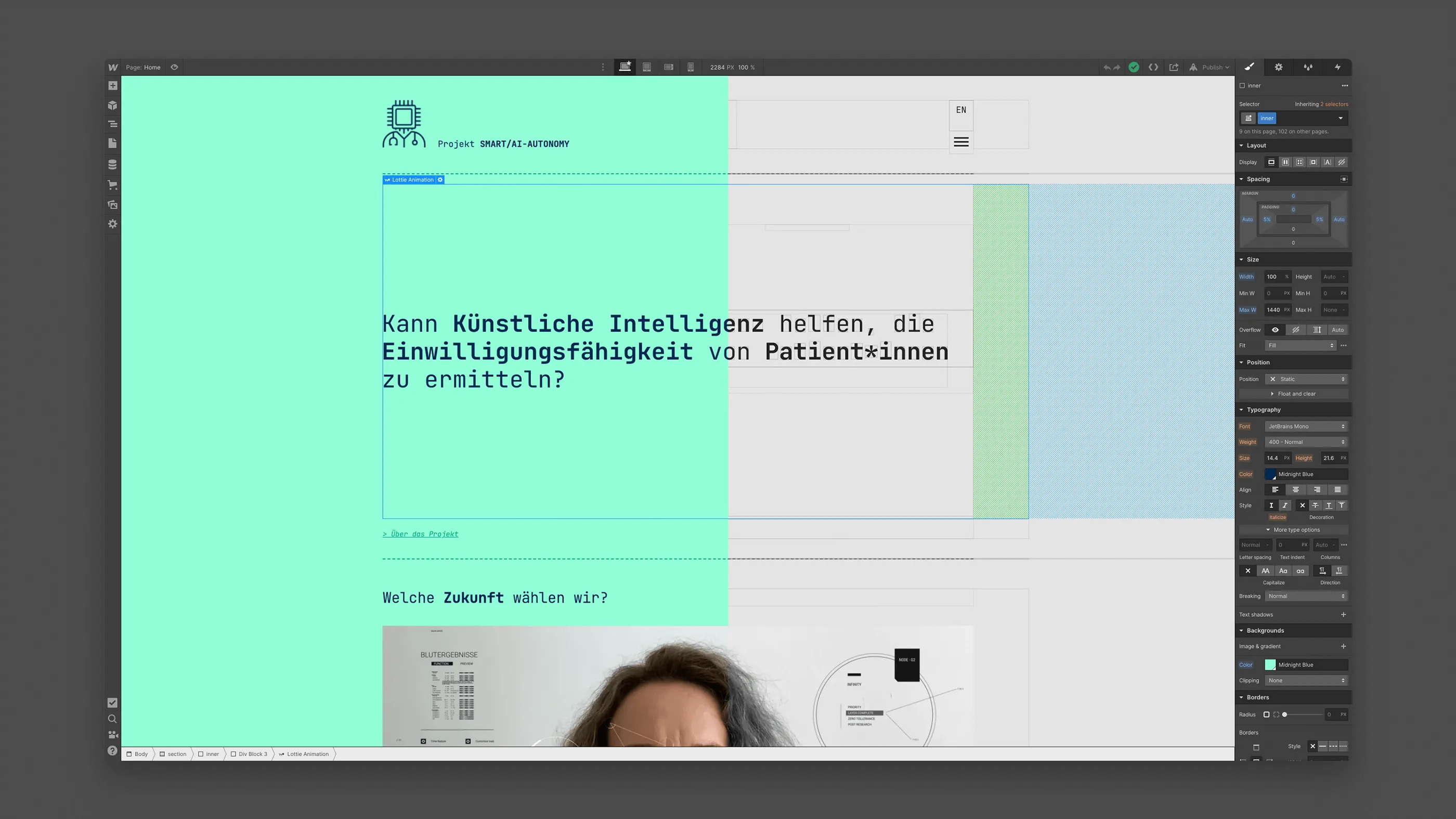 Abbildung für die Dokumentation von kleineren Webflow-Projekten auf henkelhiedl.com