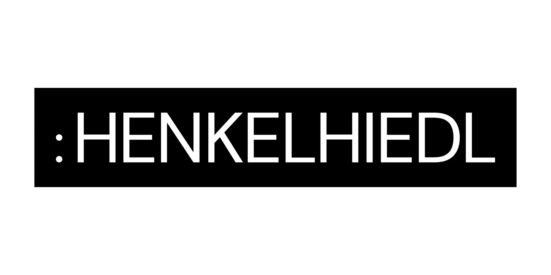Das Logo bzw Icon / Zeichen der Keativagentur HENKELHIEDL in allen Farbkombinationen des Corporate Design von Anfang 2021