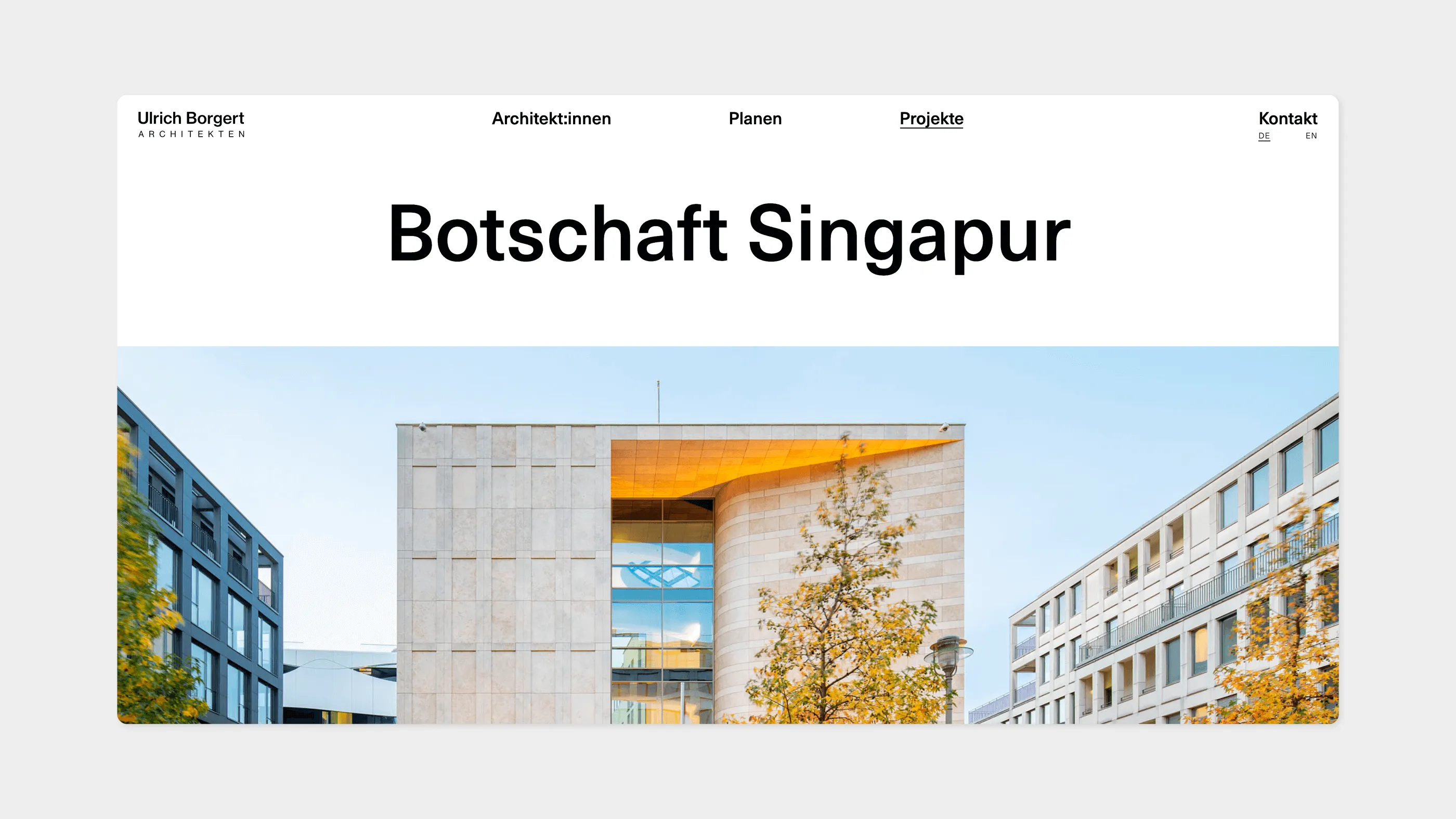 A project reference on the website of Ulrich Borgert Architekten