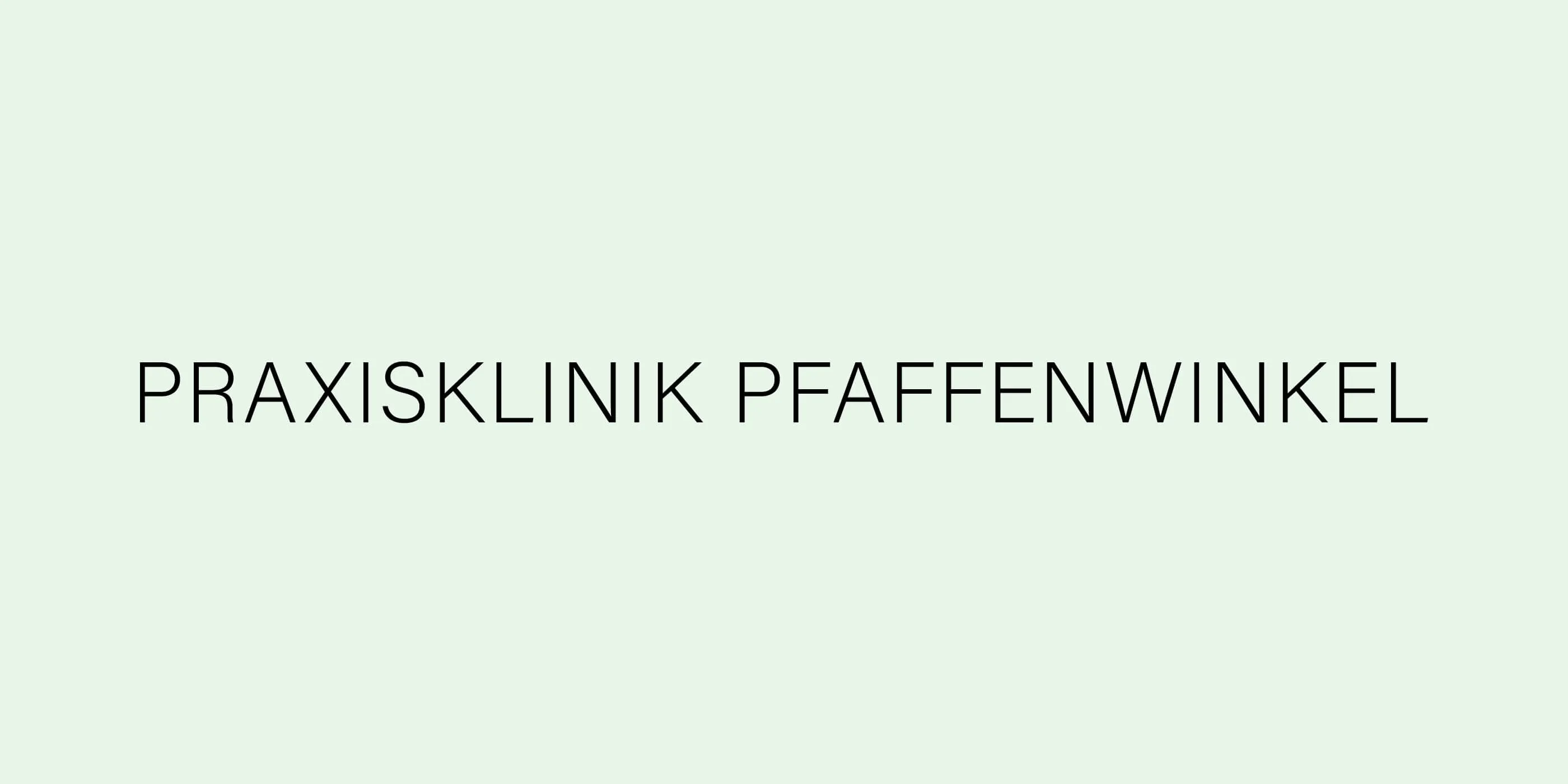 Logo der Praxisklinik Pfaffenwinkel