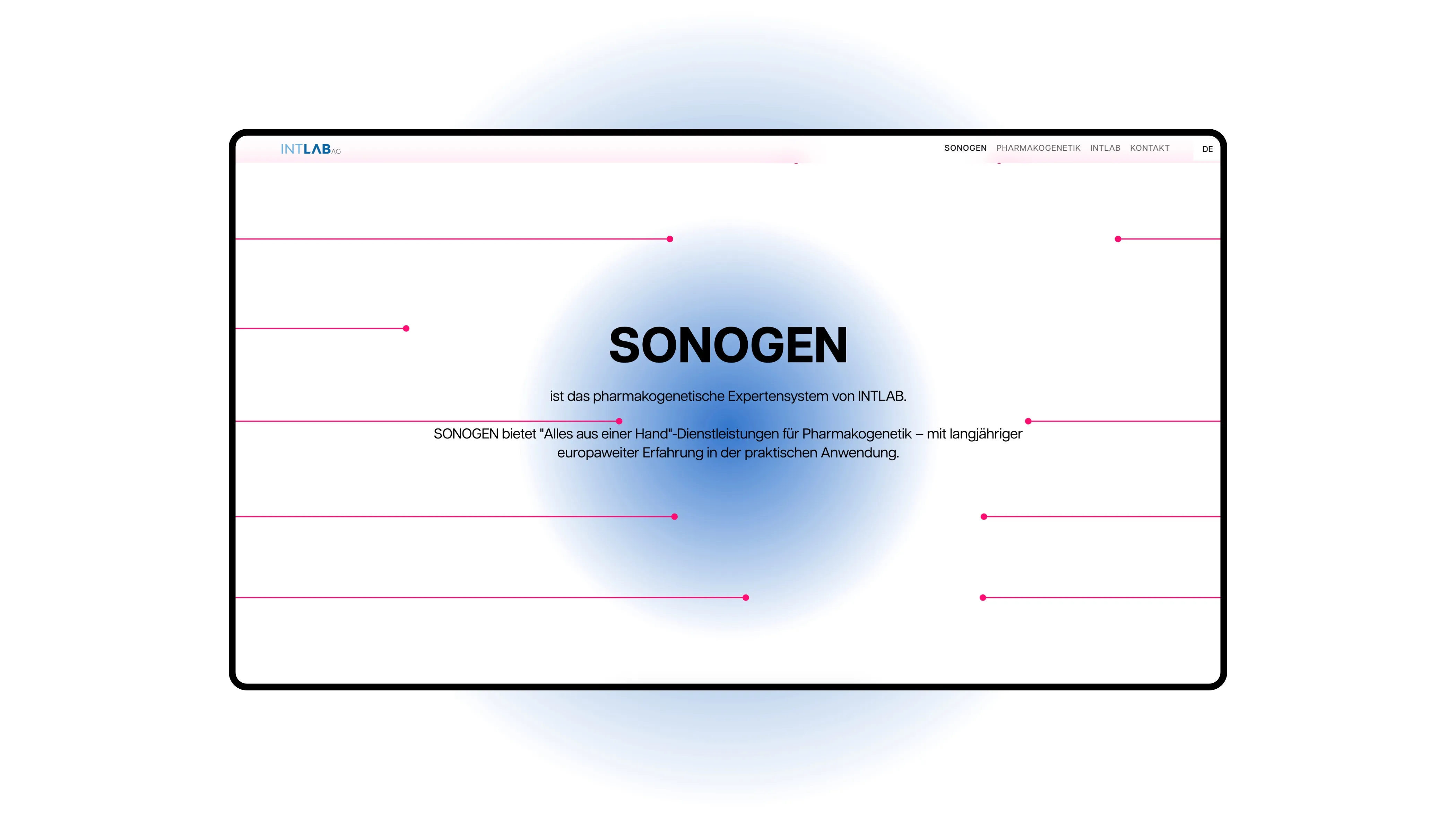 Ein Screenshot einer Detailseite von intlab.online