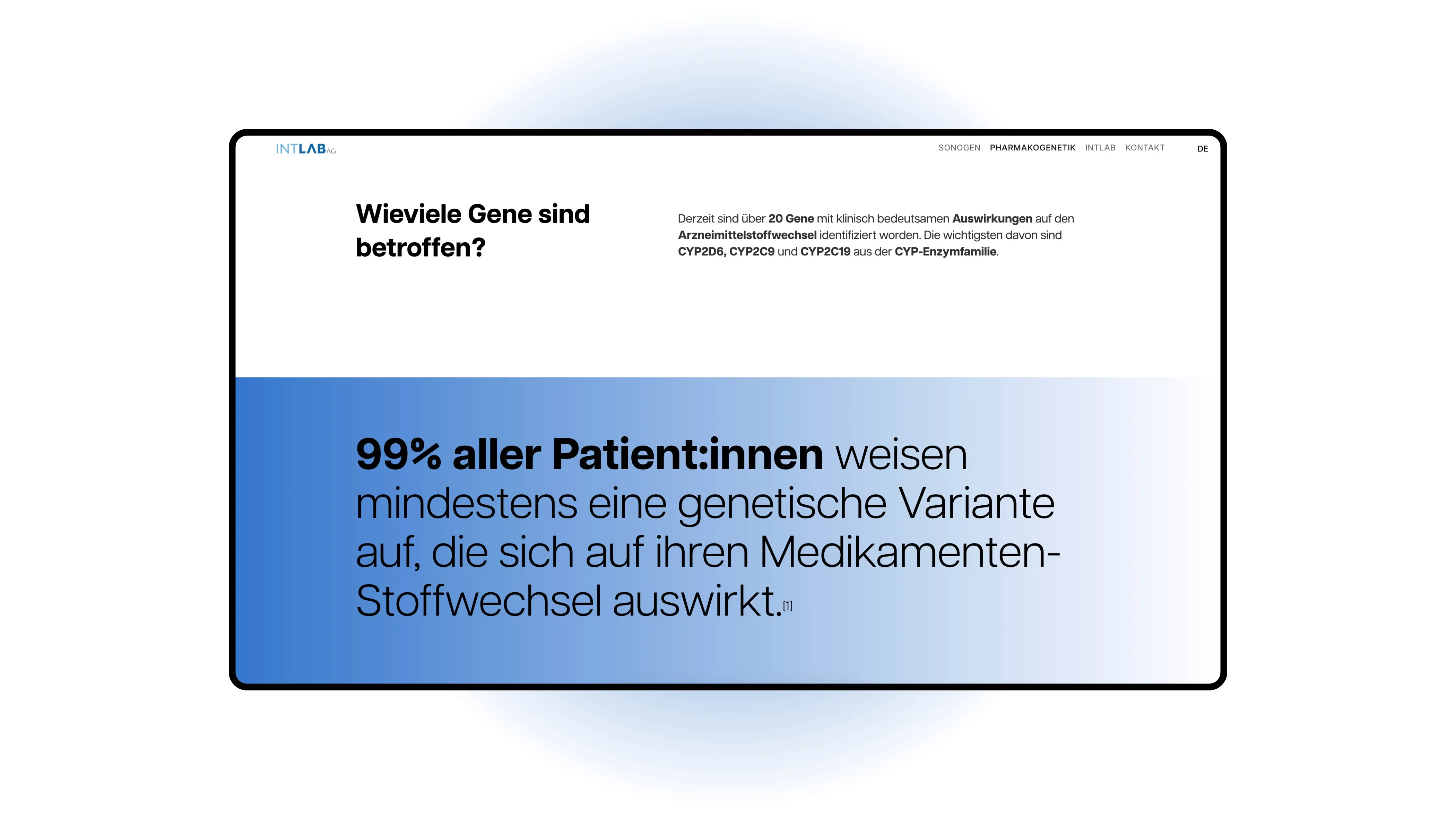 Ein Screenshot einer Detailseite von intlab.online