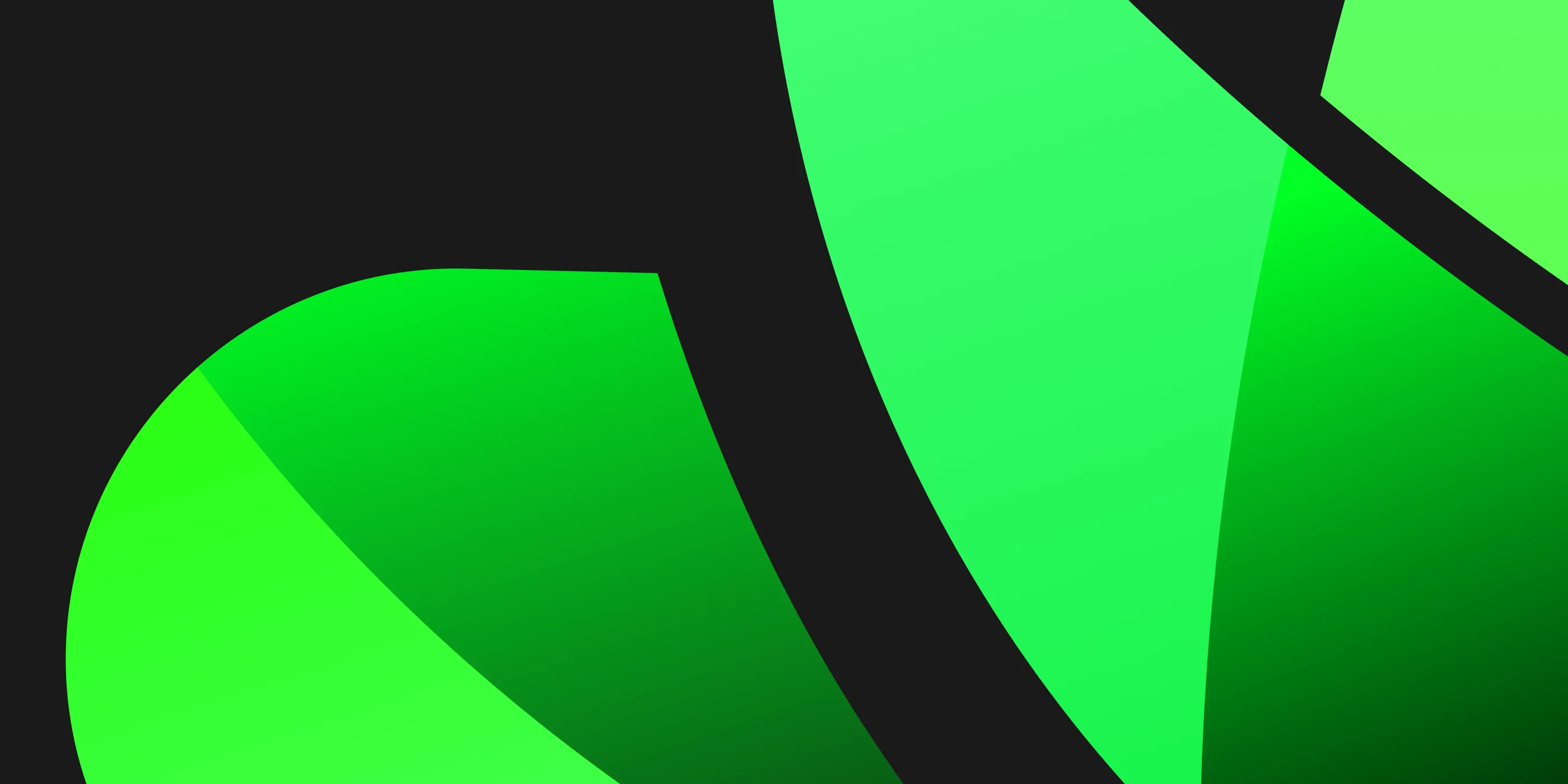 Eine hellgrüne Grafik, die aus einem Auschnitt des neuen Logos für Rankingfusions besteht