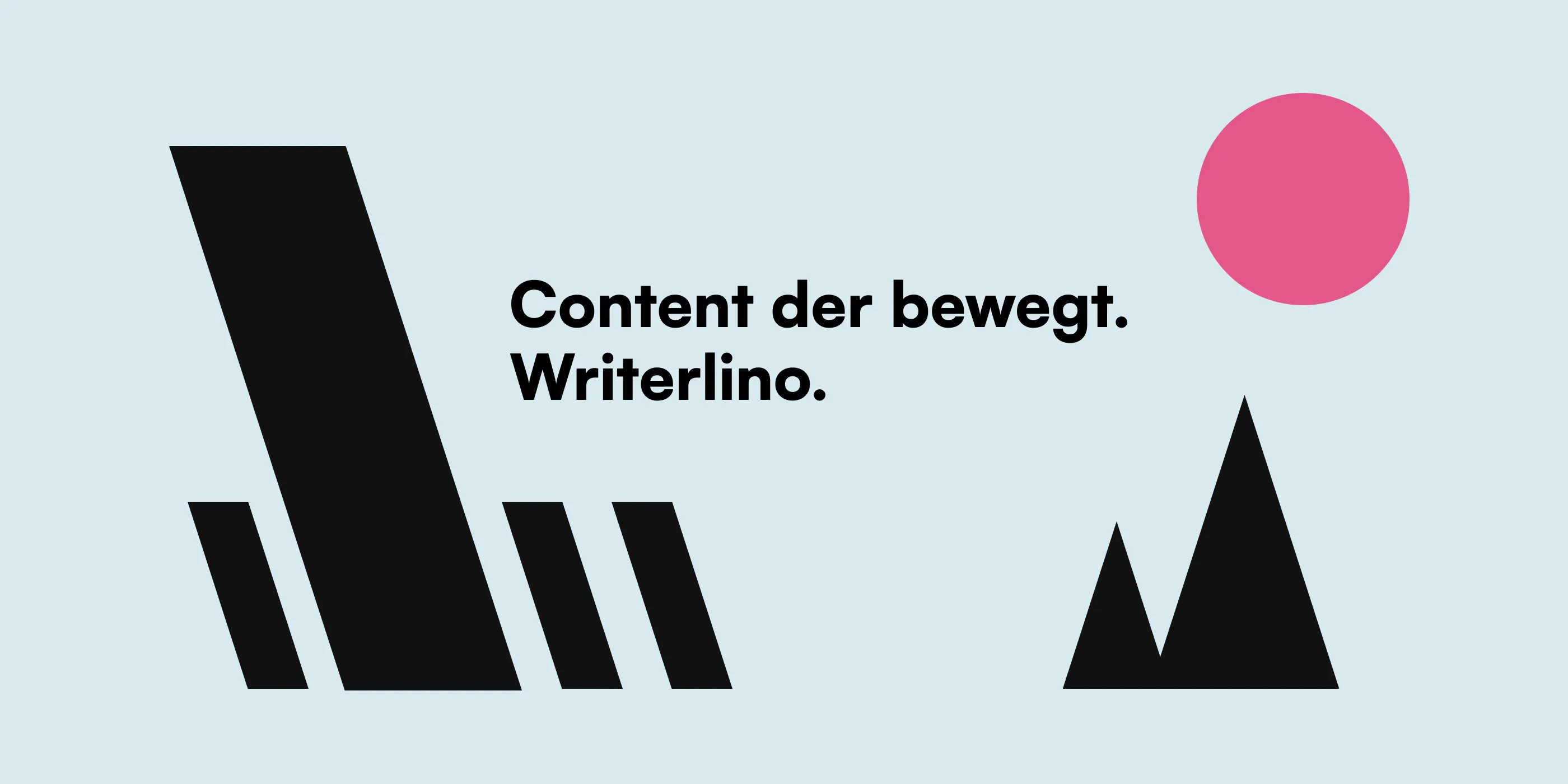 Screenshot of the header of the homepage of the Writerlino website