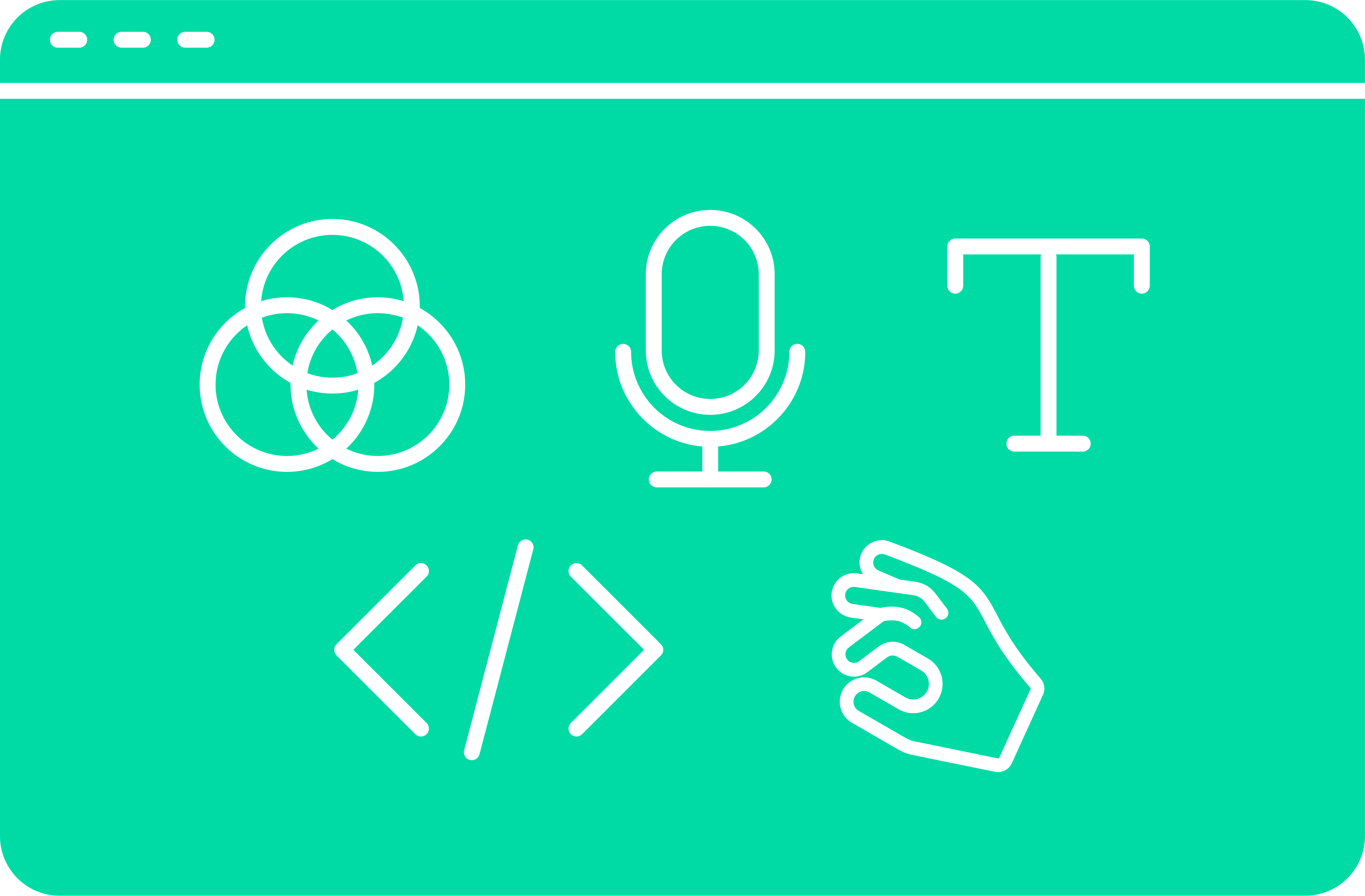 Symbols for design, language, text, code and usability